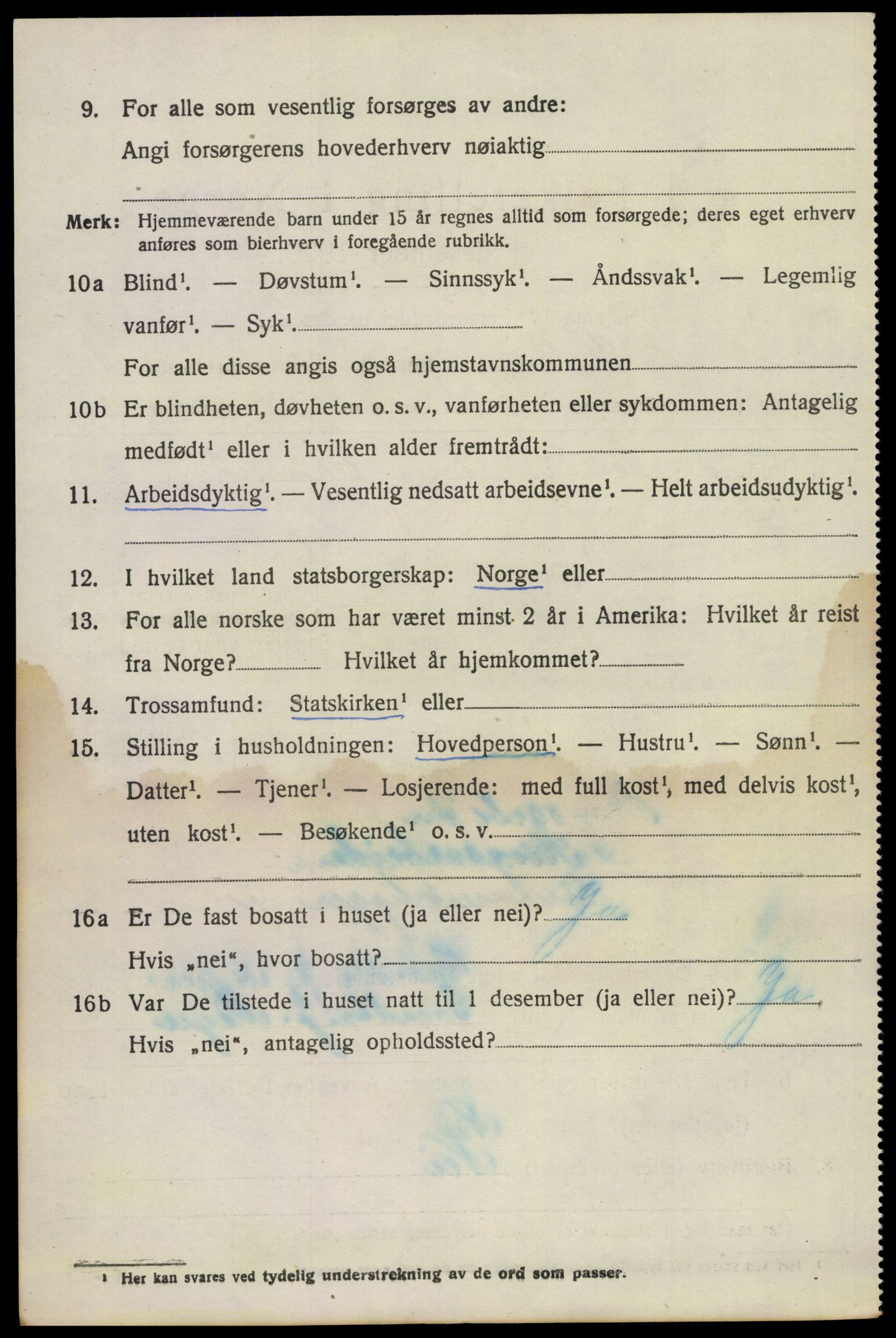 SAKO, Folketelling 1920 for 0819 Holla herred, 1920, s. 4668