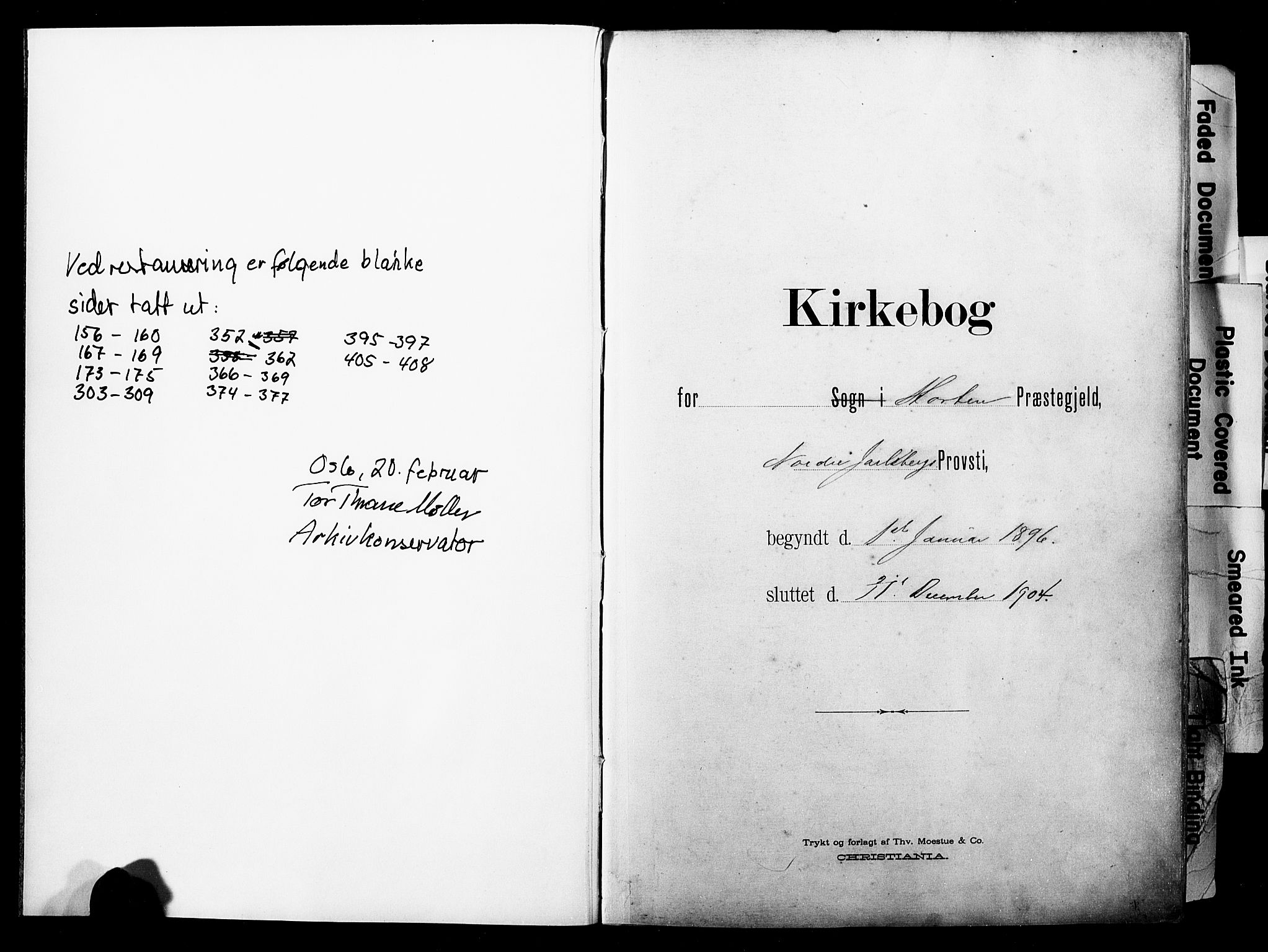 Horten kirkebøker, SAKO/A-348/F/Fa/L0005: Ministerialbok nr. 5, 1896-1904