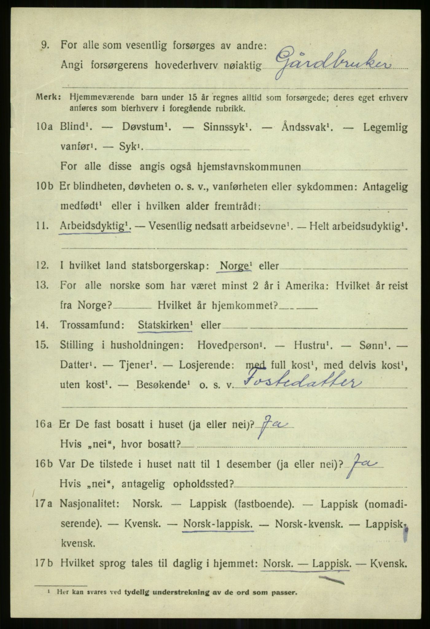 SATØ, Folketelling 1920 for 1936 Karlsøy herred, 1920, s. 777