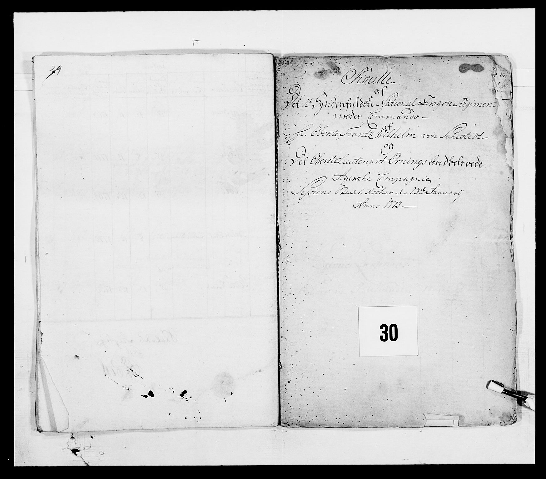 Generalitets- og kommissariatskollegiet, Det kongelige norske kommissariatskollegium, AV/RA-EA-5420/E/Eh/L0003: 1. Sønnafjelske dragonregiment, 1767-1812, s. 432