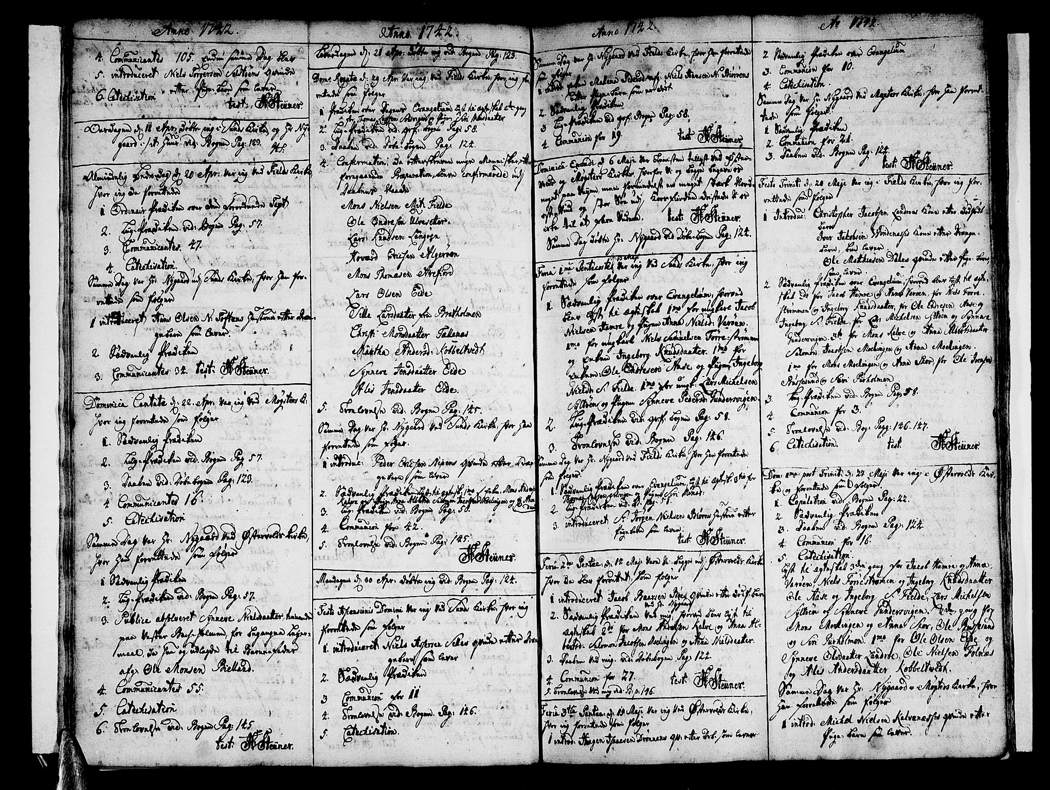 Sund sokneprestembete, AV/SAB-A-99930: Ministerialbok nr. A 3, 1740-1769