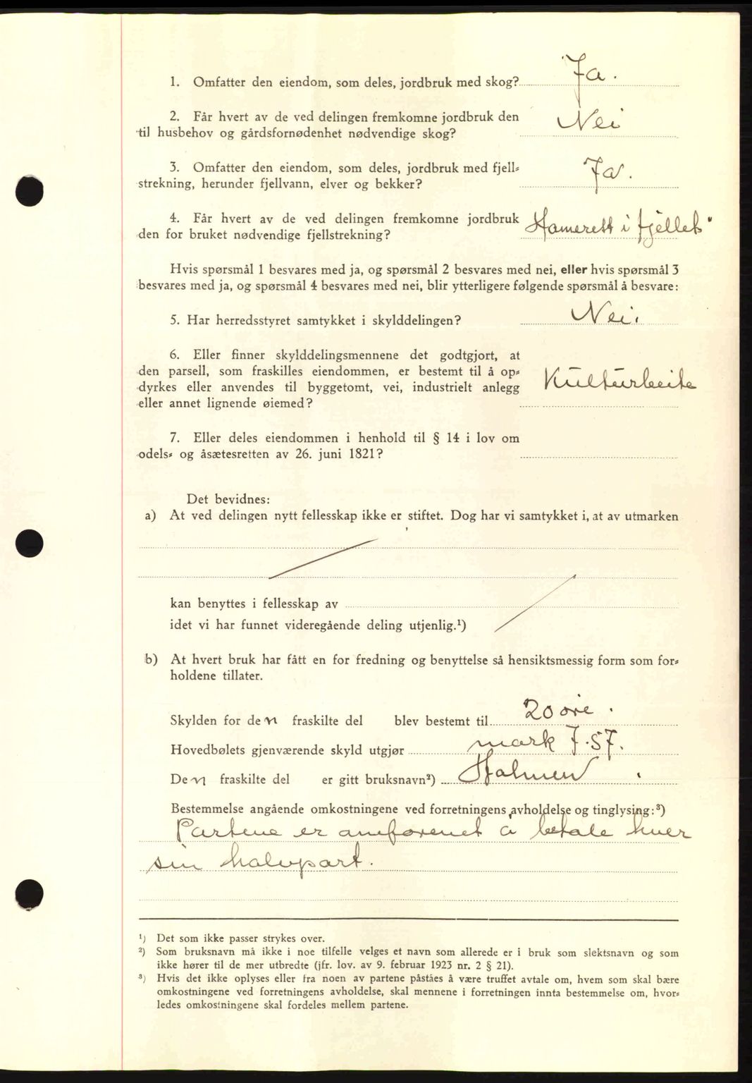 Romsdal sorenskriveri, AV/SAT-A-4149/1/2/2C: Pantebok nr. A10, 1941-1941, Dagboknr: 1234/1941