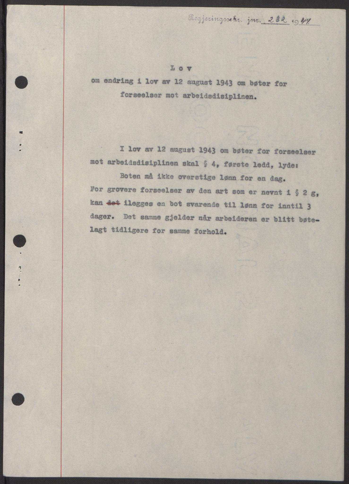 NS-administrasjonen 1940-1945 (Statsrådsekretariatet, de kommisariske statsråder mm), RA/S-4279/D/Db/L0100: Lover, 1944, s. 428