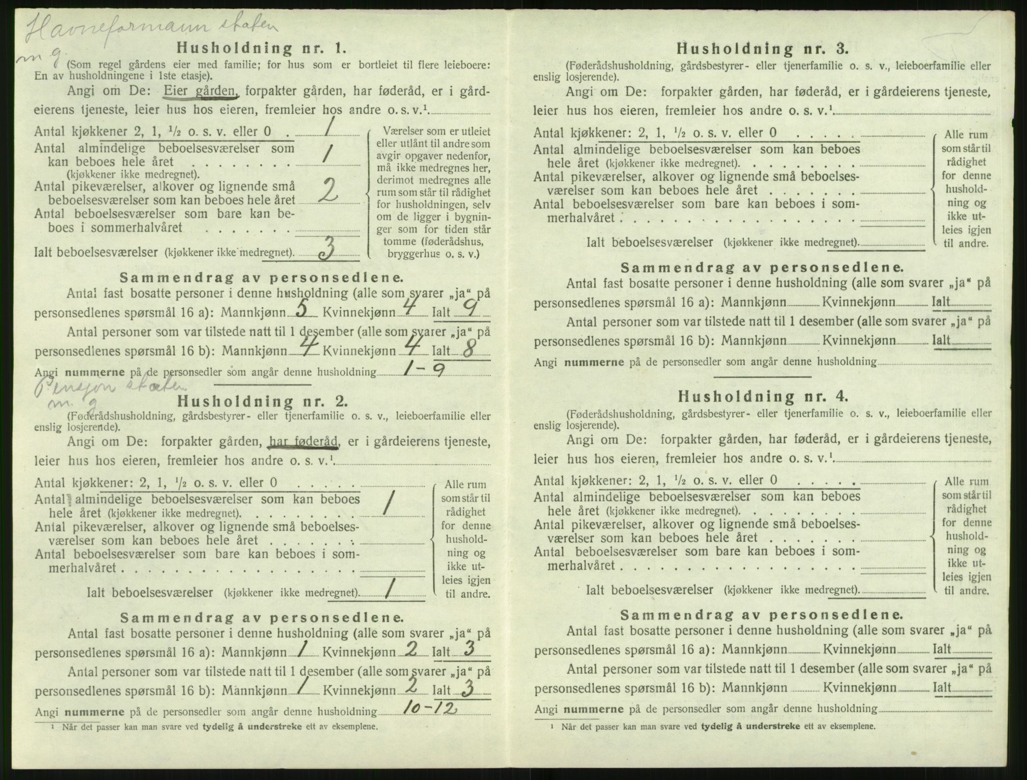 SAT, Folketelling 1920 for 1519 Volda herred, 1920, s. 173