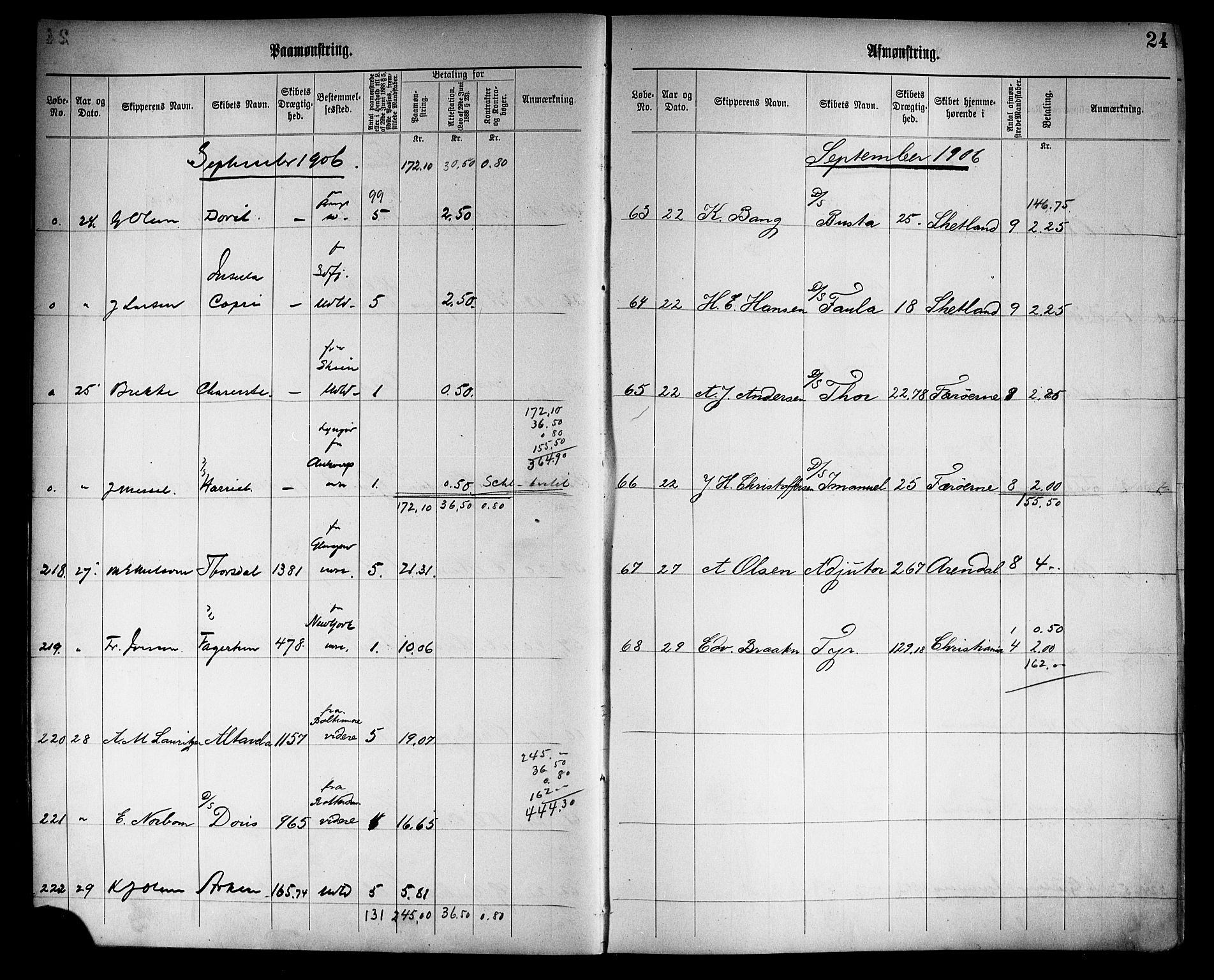 Tønsberg innrulleringskontor, AV/SAKO-A-786/H/Ha/L0006: Mønstringsjournal, 1906-1914, s. 26