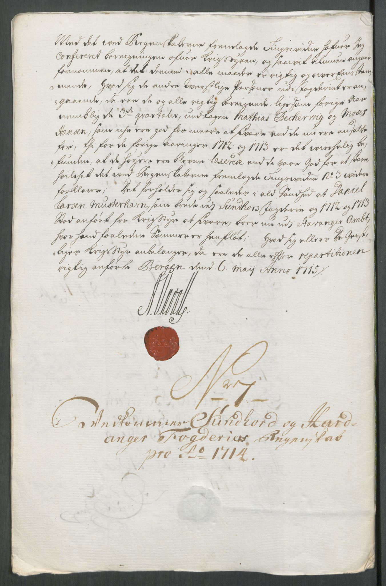 Rentekammeret inntil 1814, Reviderte regnskaper, Fogderegnskap, AV/RA-EA-4092/R48/L2990: Fogderegnskap Sunnhordland og Hardanger, 1714, s. 143