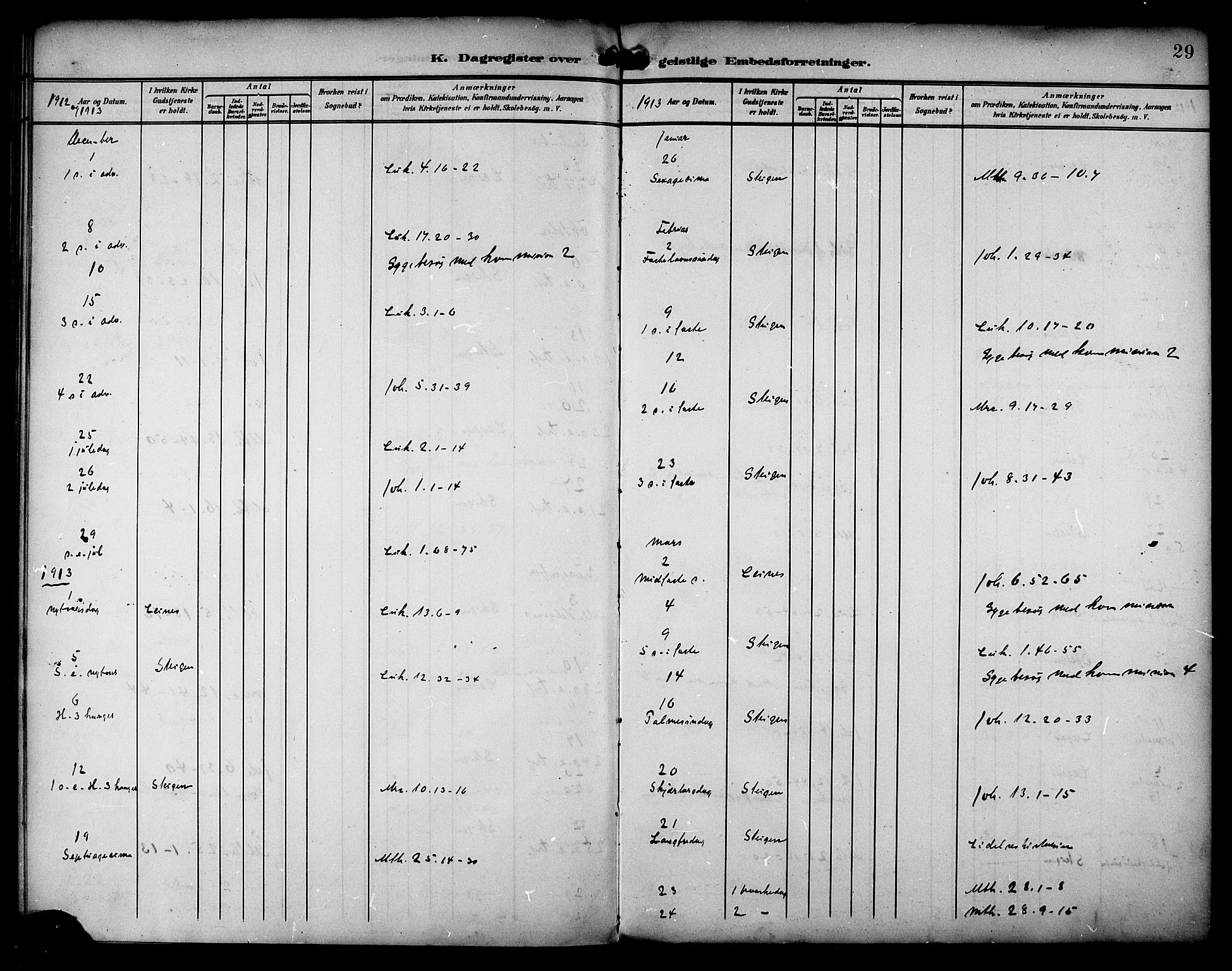 Ministerialprotokoller, klokkerbøker og fødselsregistre - Nordland, AV/SAT-A-1459/857/L0823: Dagsregister nr. 857A03, 1903-1914, s. 29