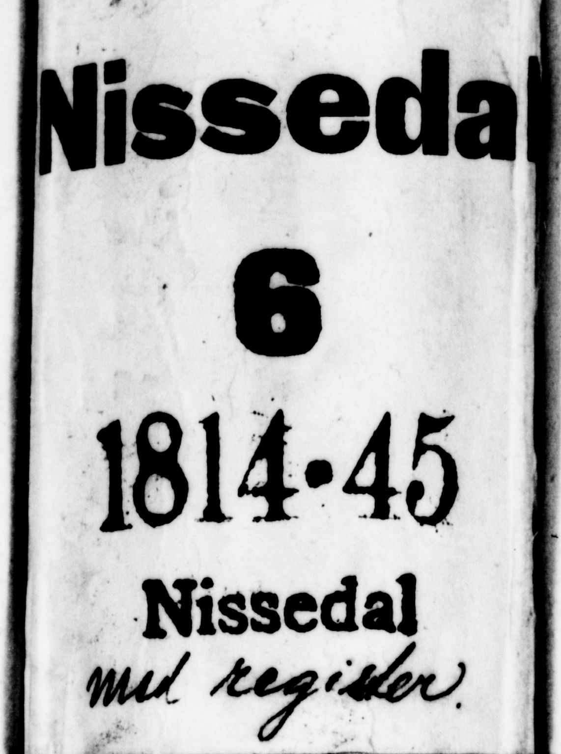 Nissedal kirkebøker, AV/SAKO-A-288/F/Fa/L0002: Ministerialbok nr. I 2, 1814-1845