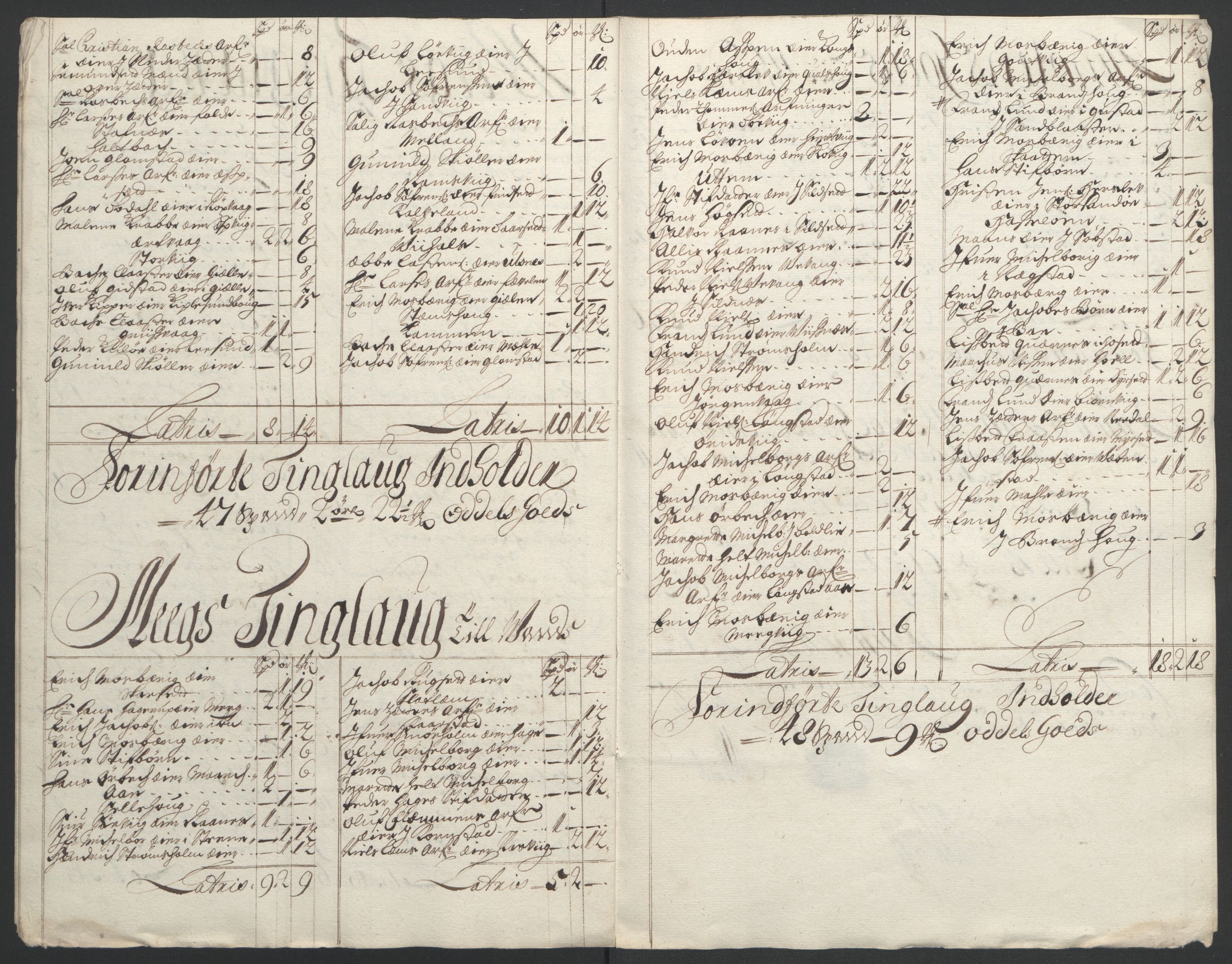 Rentekammeret inntil 1814, Reviderte regnskaper, Fogderegnskap, RA/EA-4092/R56/L3736: Fogderegnskap Nordmøre, 1694-1696, s. 408