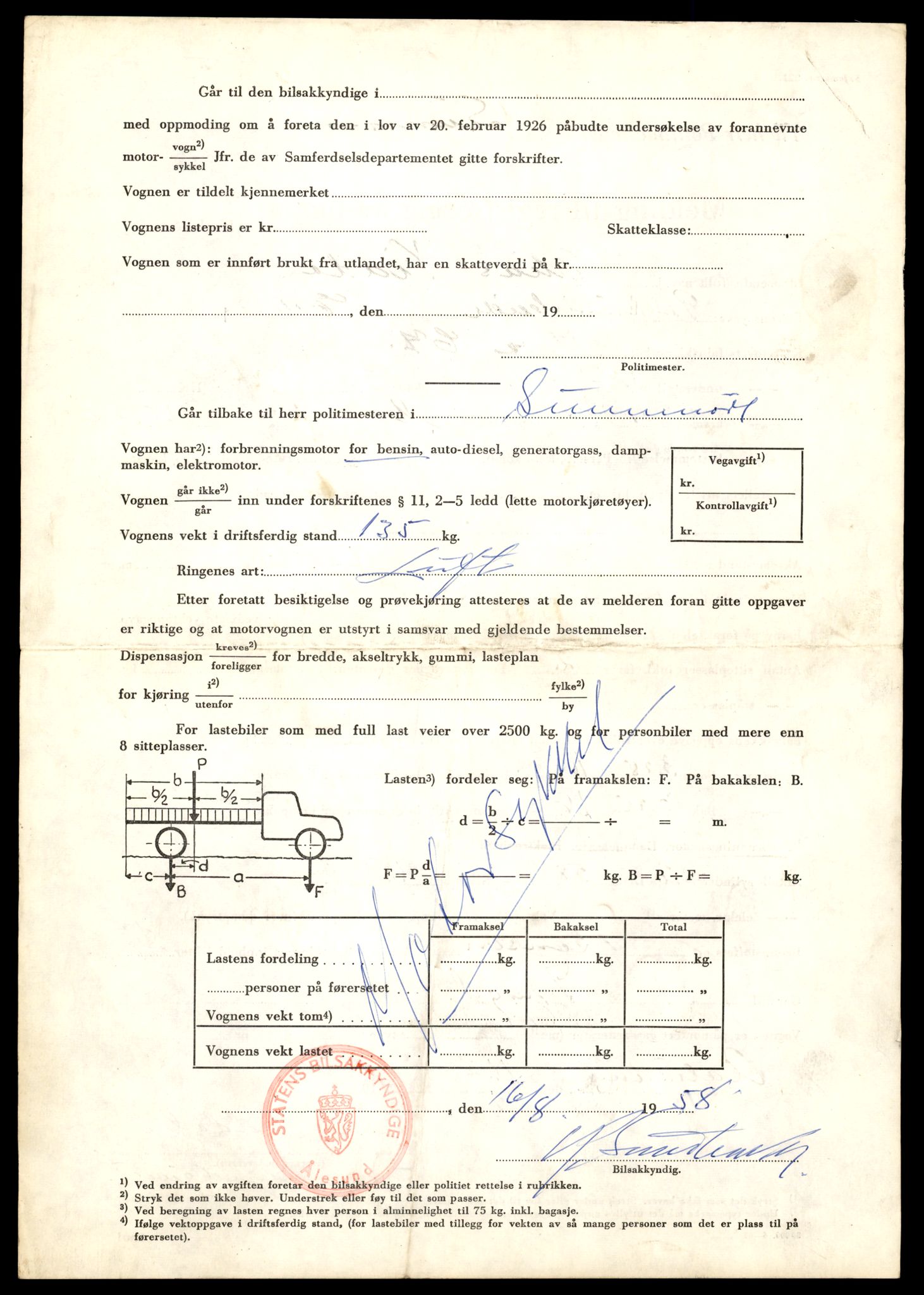 Møre og Romsdal vegkontor - Ålesund trafikkstasjon, SAT/A-4099/F/Fe/L0030: Registreringskort for kjøretøy T 11620 - T 11799, 1927-1998, s. 2446