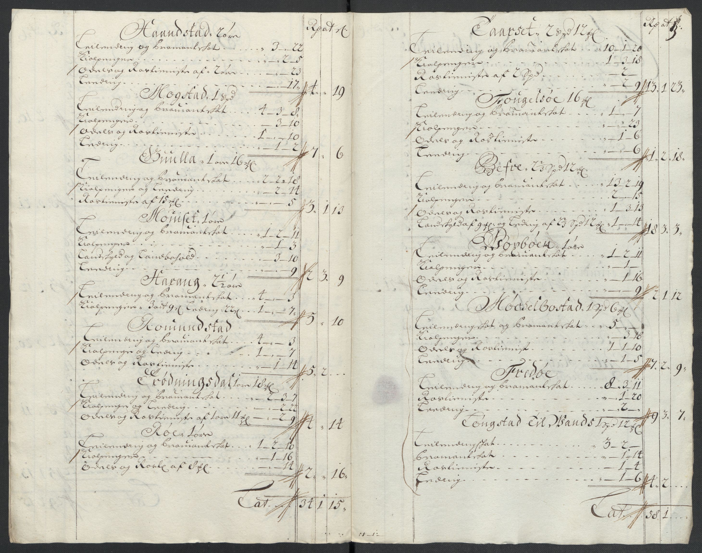 Rentekammeret inntil 1814, Reviderte regnskaper, Fogderegnskap, RA/EA-4092/R56/L3741: Fogderegnskap Nordmøre, 1705, s. 134