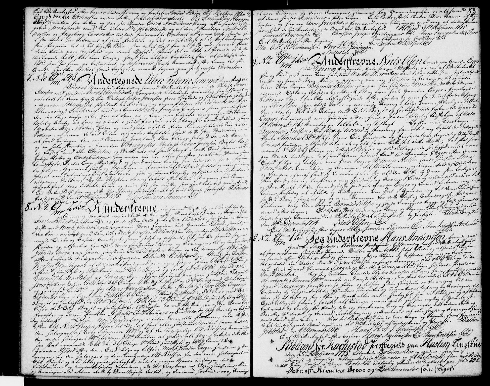 Rakkestad sorenskriveri, SAO/A-10686/G/Gb/Gba/Gbaa/L0003a: Pantebok nr. 3a, 1772-1781, s. 82