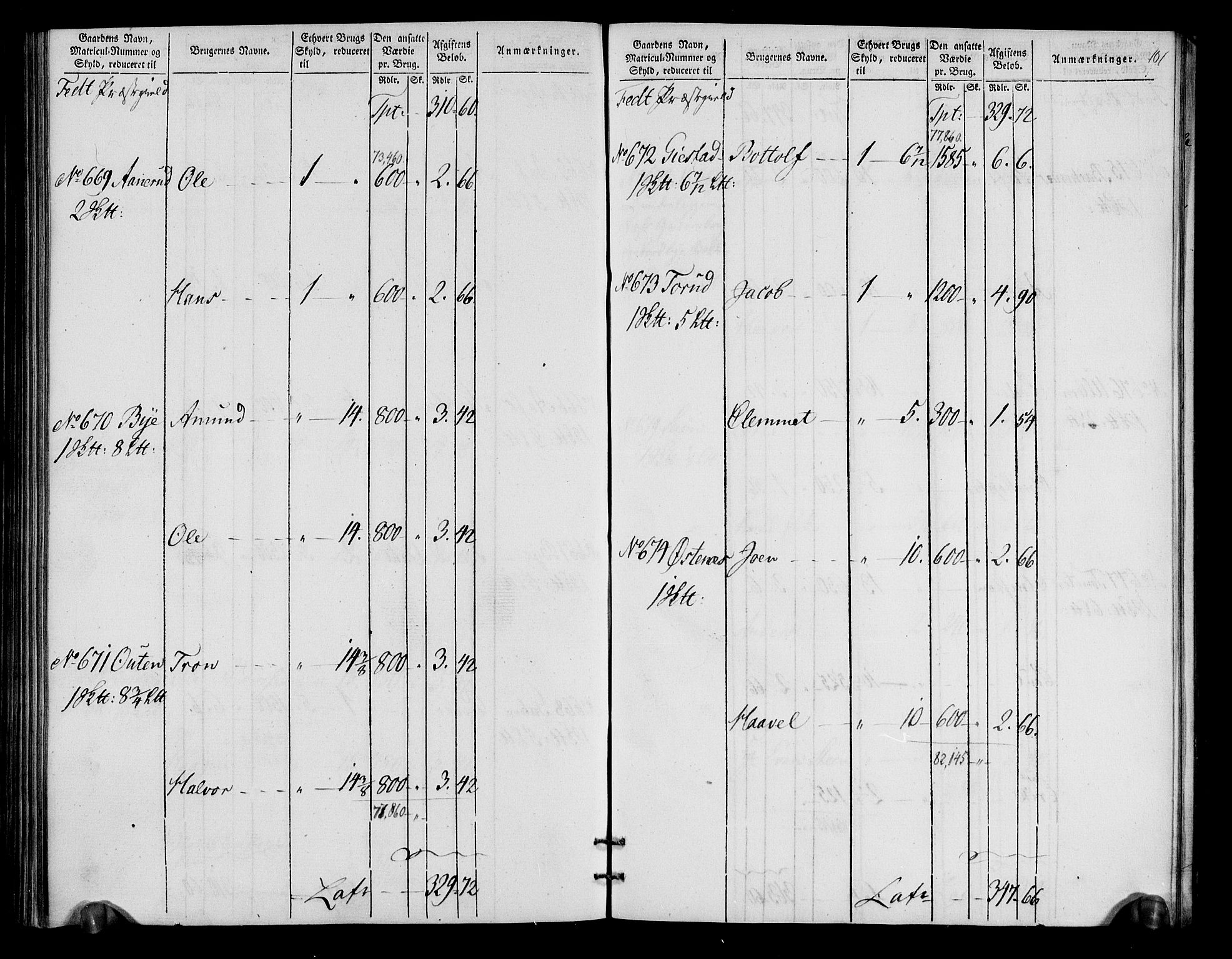 Rentekammeret inntil 1814, Realistisk ordnet avdeling, AV/RA-EA-4070/N/Ne/Nea/L0018: Nedre Romerike fogderi. Oppebørselsregister, 1803-1804, s. 105