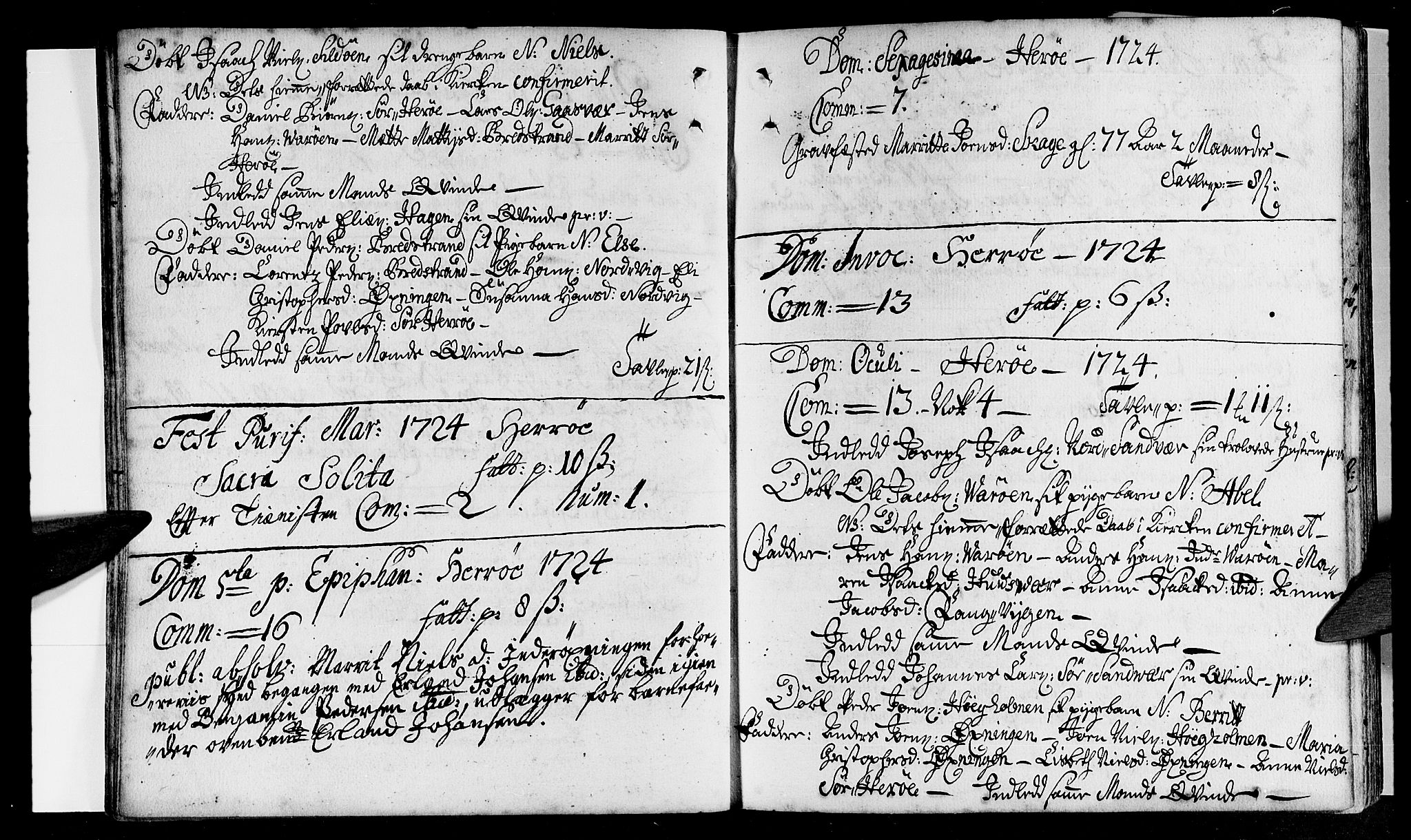 Ministerialprotokoller, klokkerbøker og fødselsregistre - Nordland, AV/SAT-A-1459/834/L0503: Ministerialbok nr. 834A01, 1714-1737
