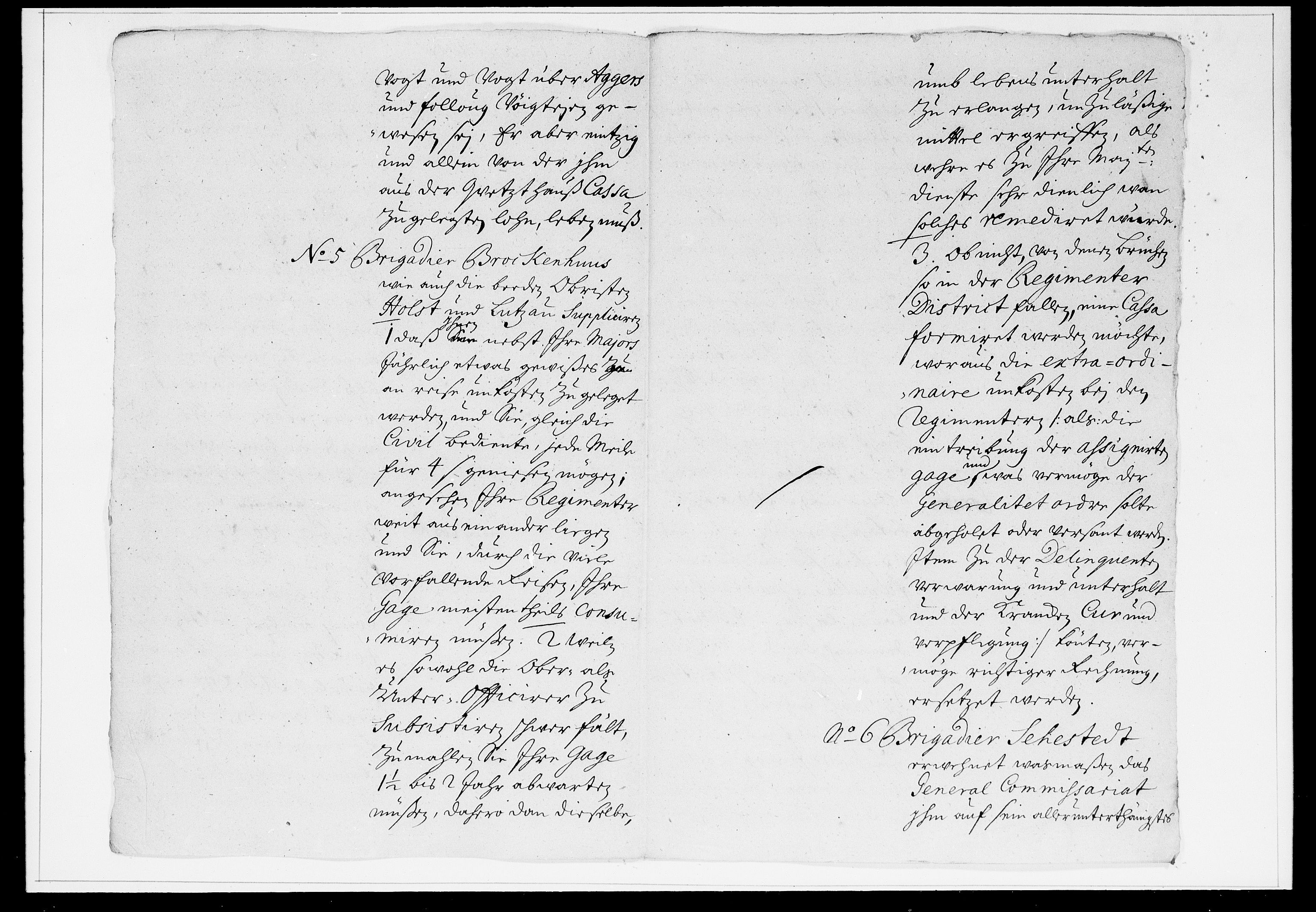 Krigskollegiet, Krigskancelliet, DRA/A-0006/-/0940-0944: Refererede sager, 1704, s. 560