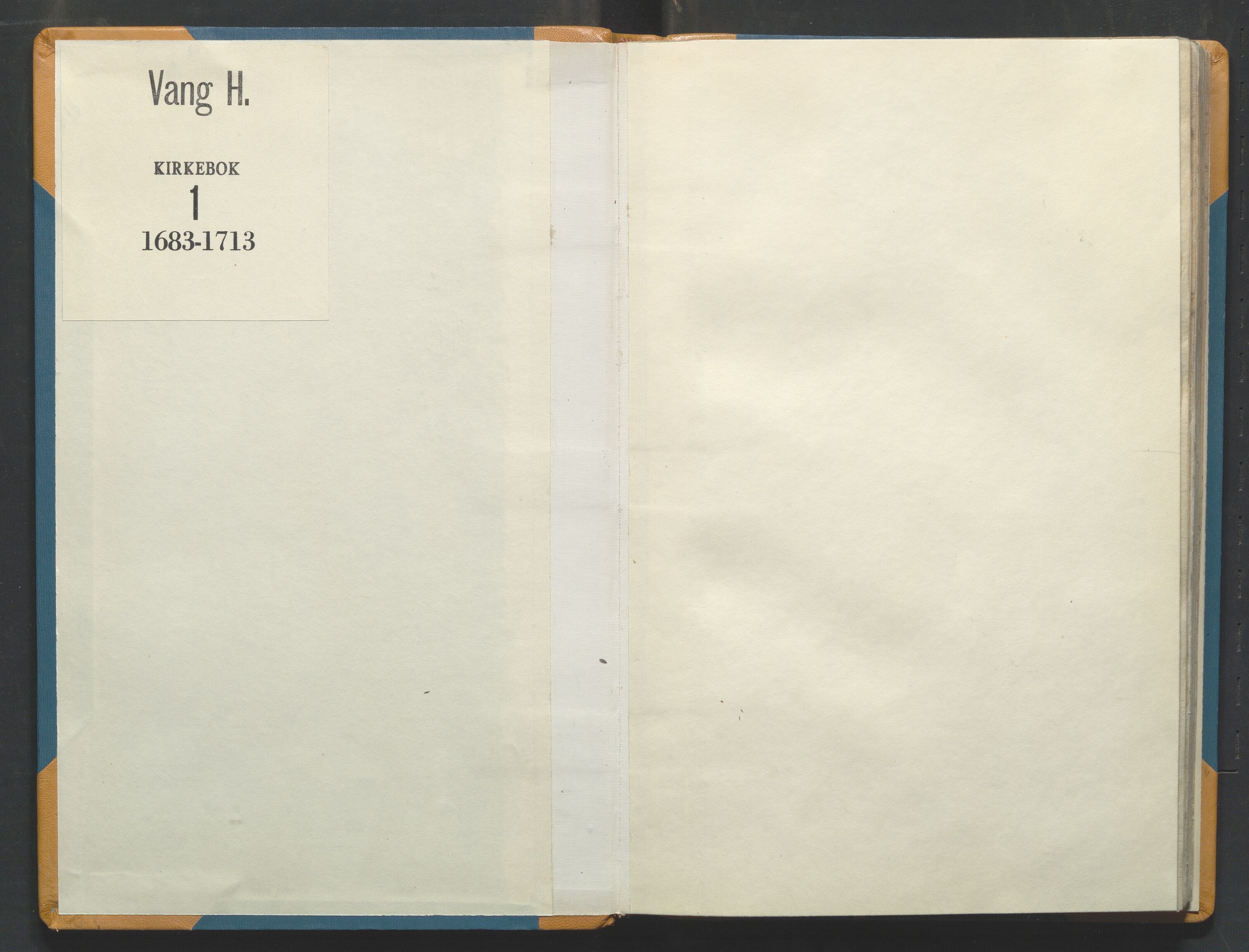 Vang prestekontor, Hedmark, AV/SAH-PREST-008/H/Ha/Haa/L0001: Ministerialbok nr. 1, 1683-1713