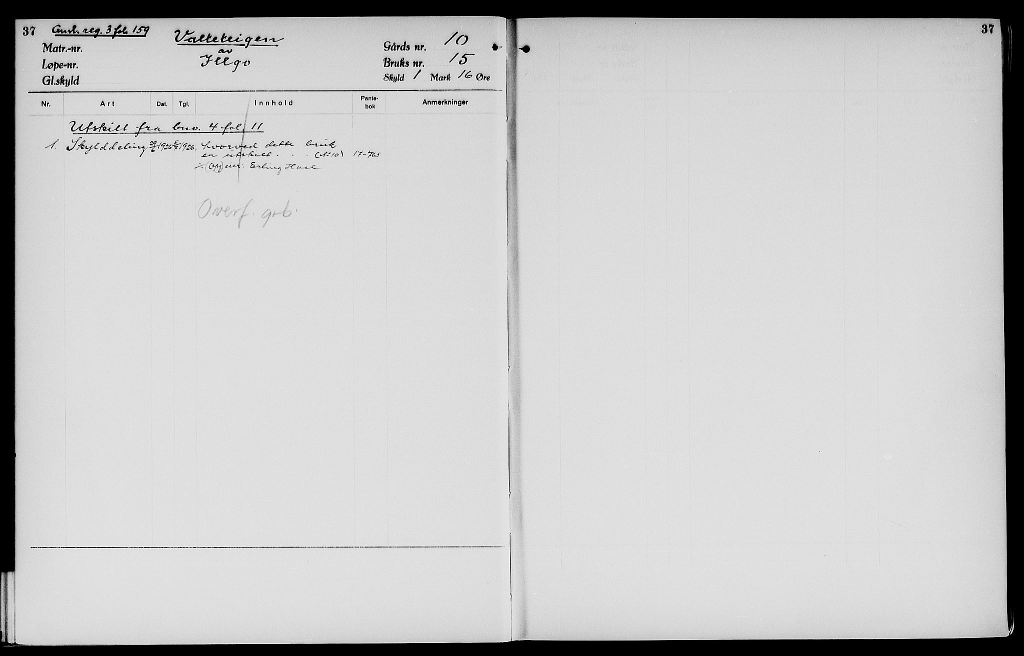 Vinger og Odal sorenskriveri, AV/SAH-TING-022/H/Ha/Hac/Hacb/L0002: Panteregister nr. 3.2, 1935, s. 37