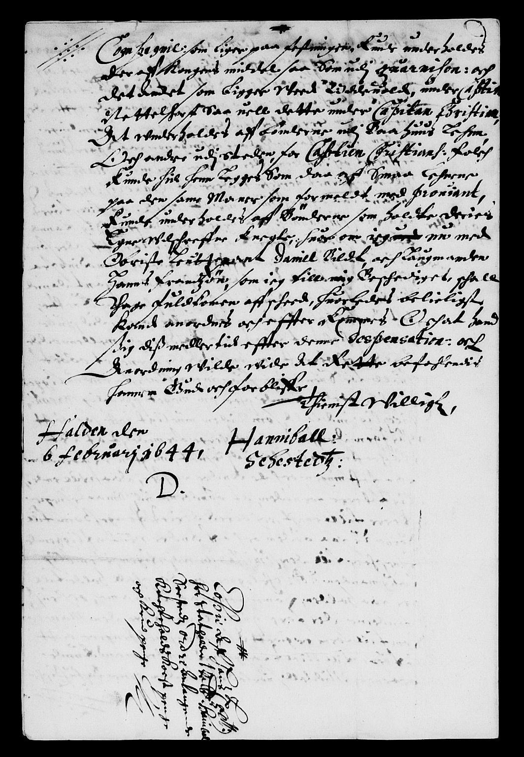 Rentekammeret inntil 1814, Reviderte regnskaper, Lensregnskaper, AV/RA-EA-5023/R/Rb/Rbb/L0004: Idd og Marker len, 1642-1644