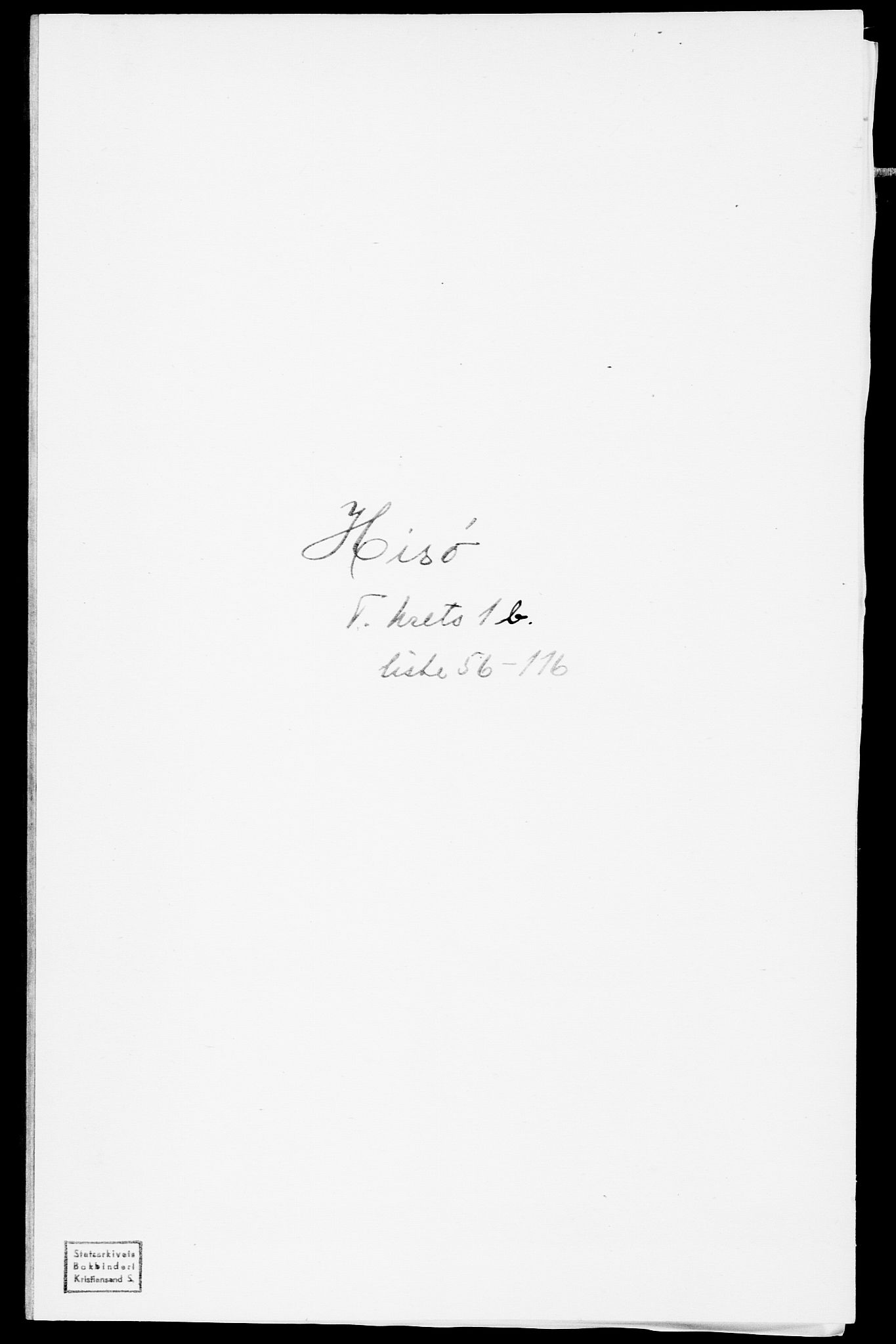SAK, Folketelling 1875 for 0922P Hisøy prestegjeld, 1875, s. 157