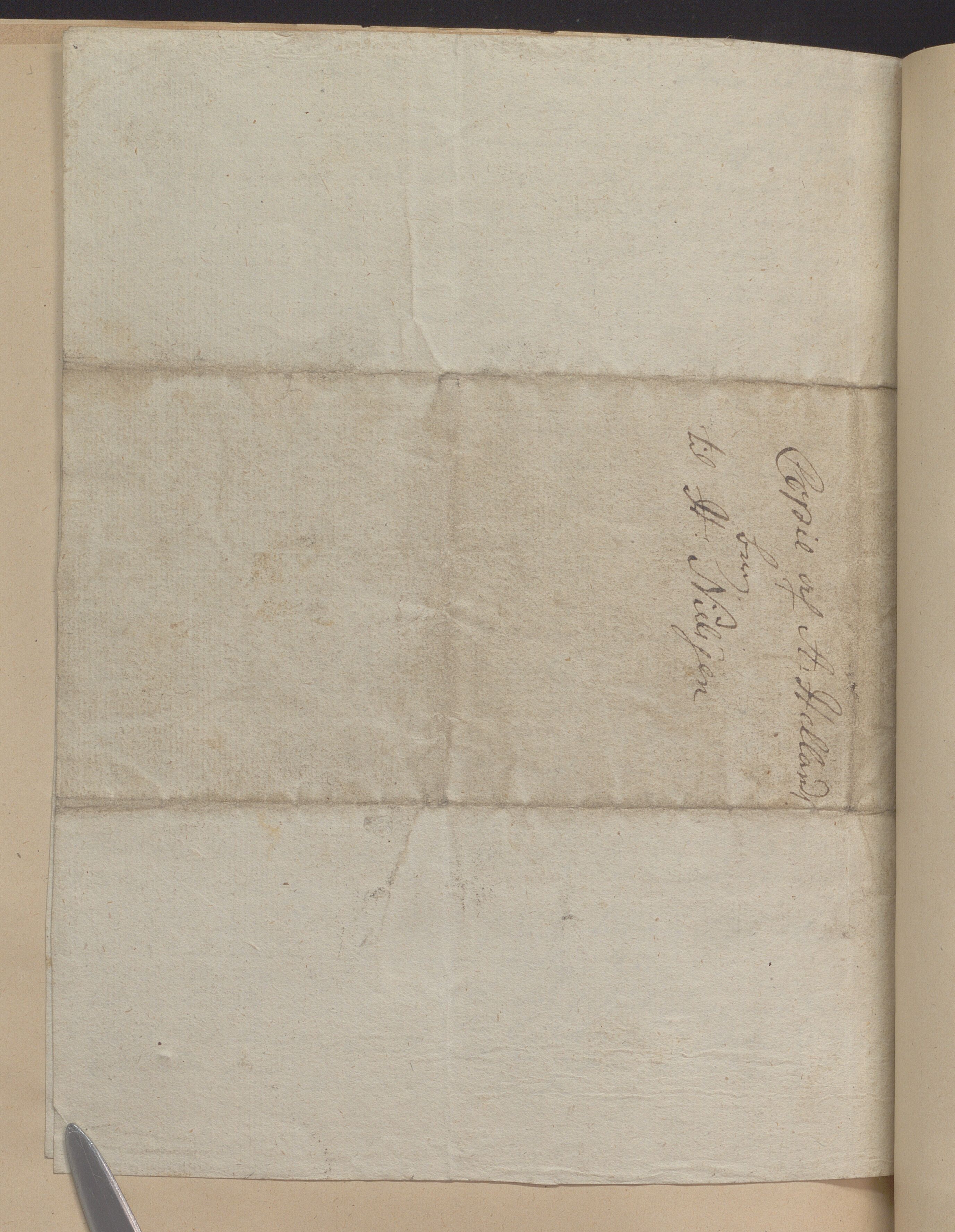 Heggtveitsamlingen, TMF/A-1007/H/L0051: Innbundne brev Ms. B. Med innlagt registratur.  , 1800-1883