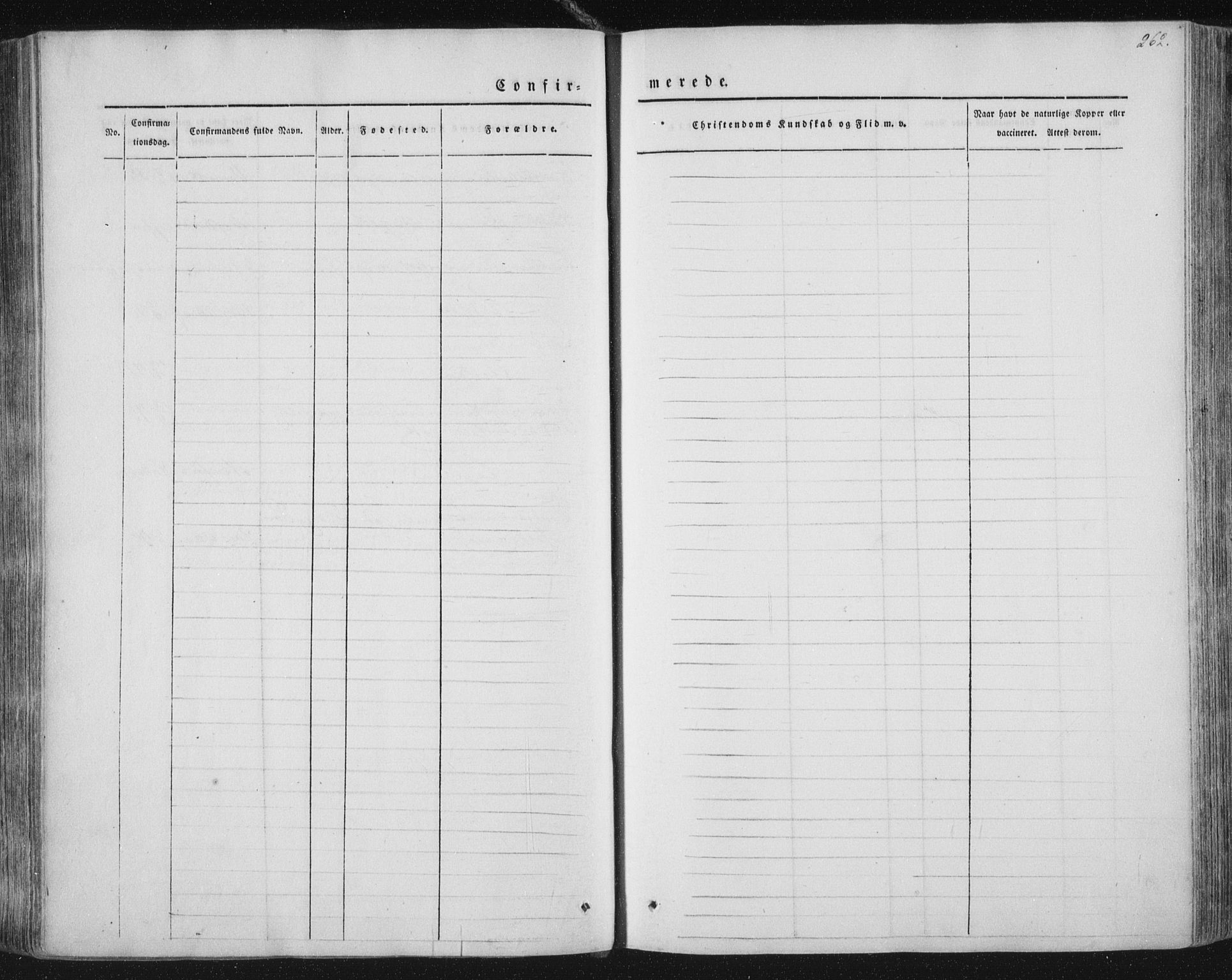 Ministerialprotokoller, klokkerbøker og fødselsregistre - Nordland, AV/SAT-A-1459/838/L0549: Ministerialbok nr. 838A07, 1840-1854, s. 262