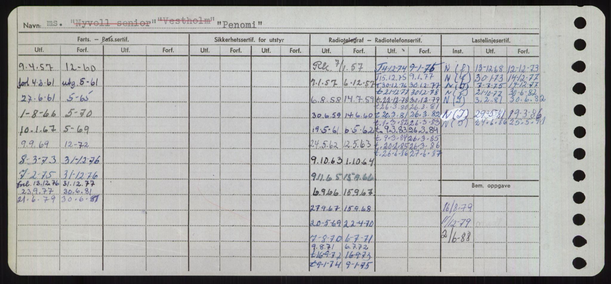 Sjøfartsdirektoratet med forløpere, Skipsmålingen, RA/S-1627/H/Ha/L0004/0002: Fartøy, Mas-R / Fartøy, Odin-R, s. 266