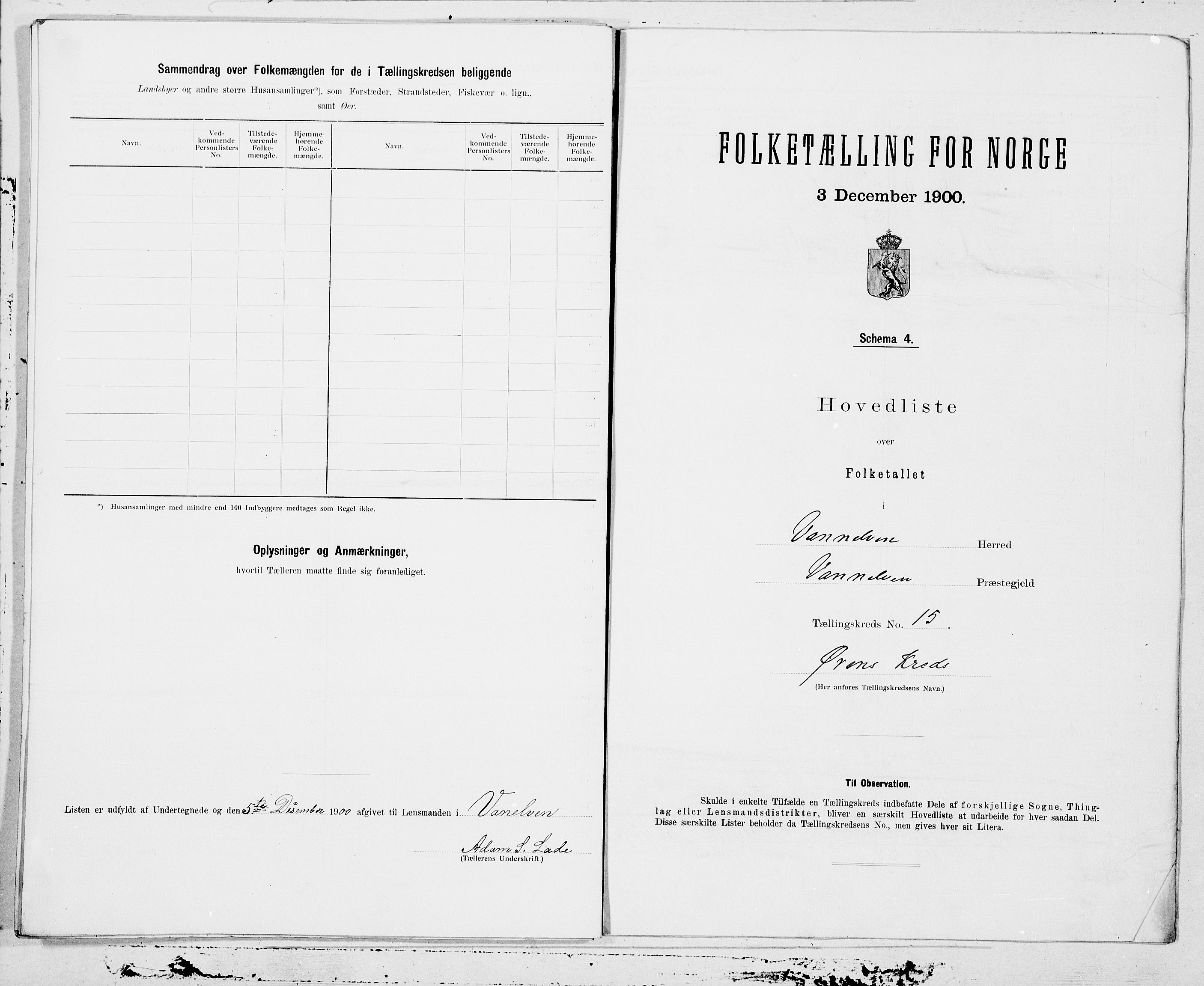 SAT, Folketelling 1900 for 1511 Vanylven herred, 1900, s. 30