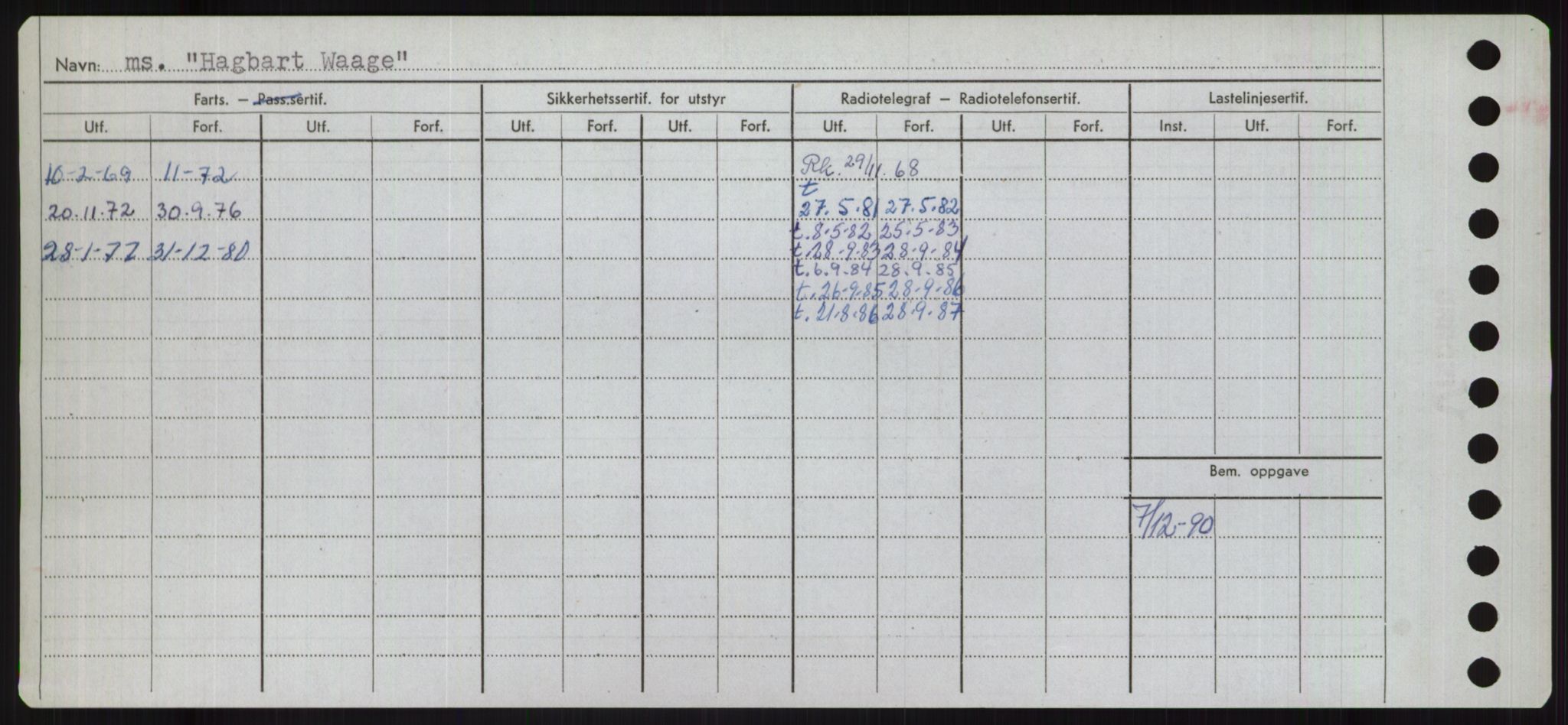 Sjøfartsdirektoratet med forløpere, Skipsmålingen, RA/S-1627/H/Ha/L0002/0002: Fartøy, Eik-Hill / Fartøy, G-Hill, s. 400