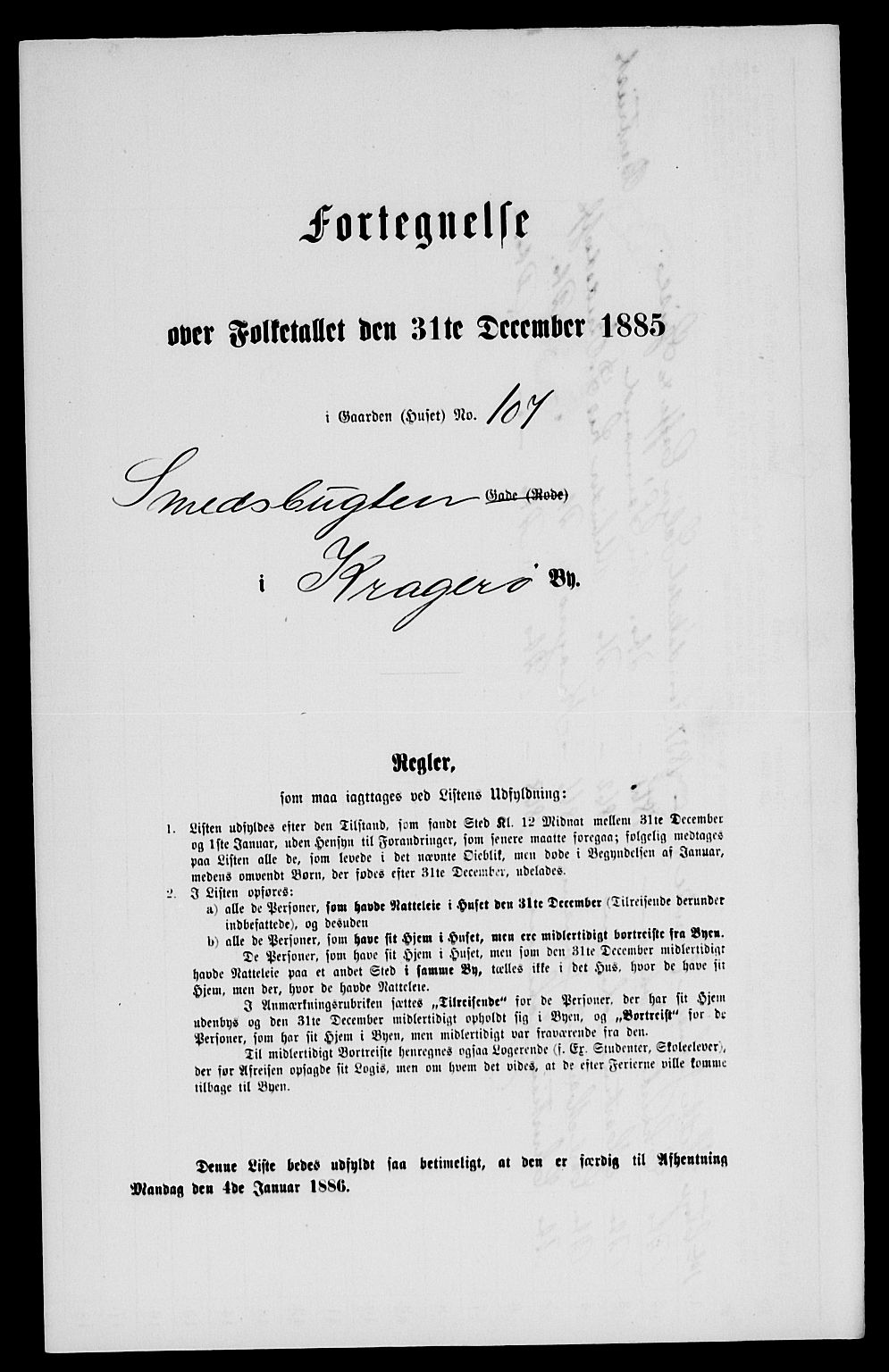 SAKO, Folketelling 1885 for 0801 Kragerø kjøpstad, 1885, s. 211