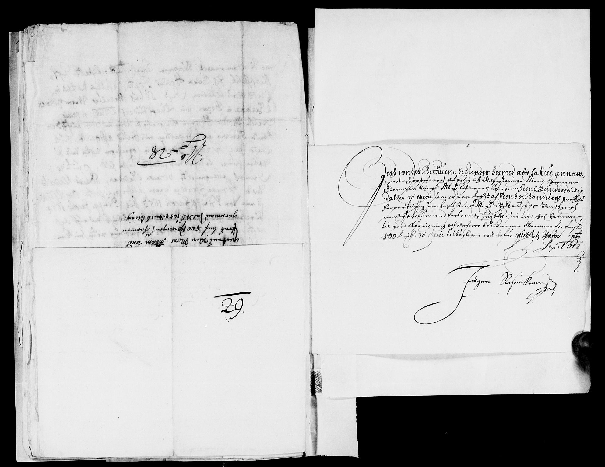 Rentekammeret inntil 1814, Reviderte regnskaper, Lensregnskaper, AV/RA-EA-5023/R/Rb/Rba/L0226: Akershus len, 1653-1656