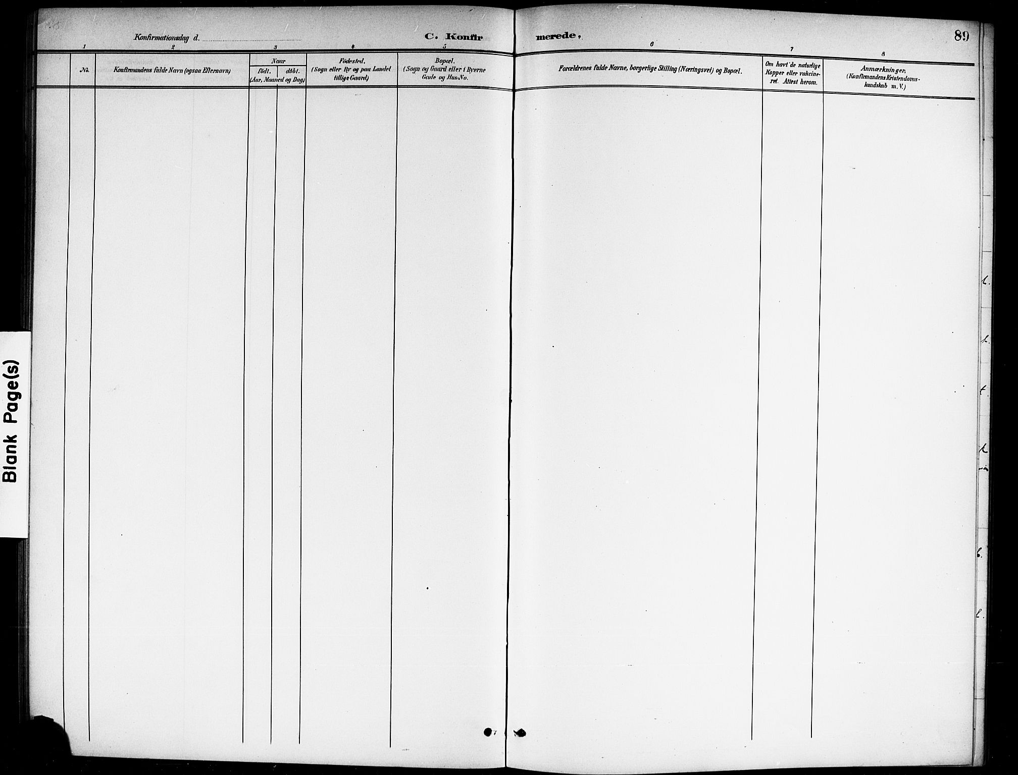 Ås prestekontor Kirkebøker, AV/SAO-A-10894/G/Gb/L0001: Klokkerbok nr. II 1, 1901-1920, s. 89