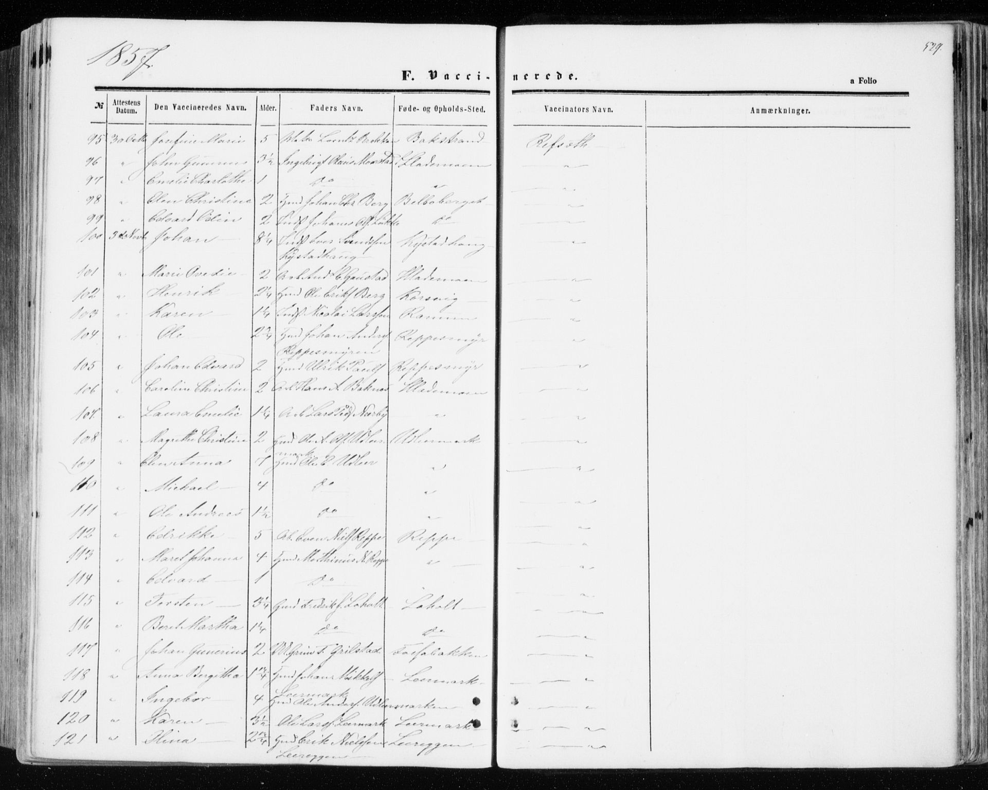 Ministerialprotokoller, klokkerbøker og fødselsregistre - Sør-Trøndelag, SAT/A-1456/606/L0292: Ministerialbok nr. 606A07, 1856-1865, s. 529
