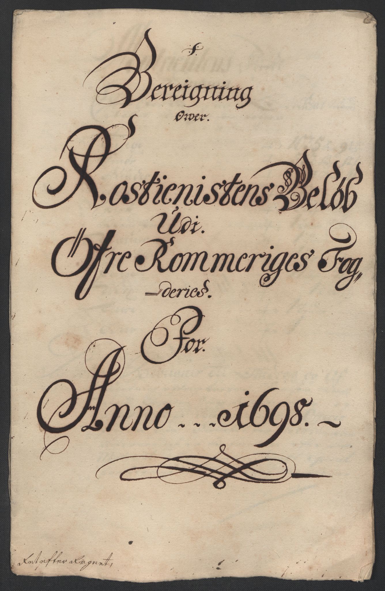 Rentekammeret inntil 1814, Reviderte regnskaper, Fogderegnskap, RA/EA-4092/R12/L0710: Fogderegnskap Øvre Romerike, 1698, s. 245