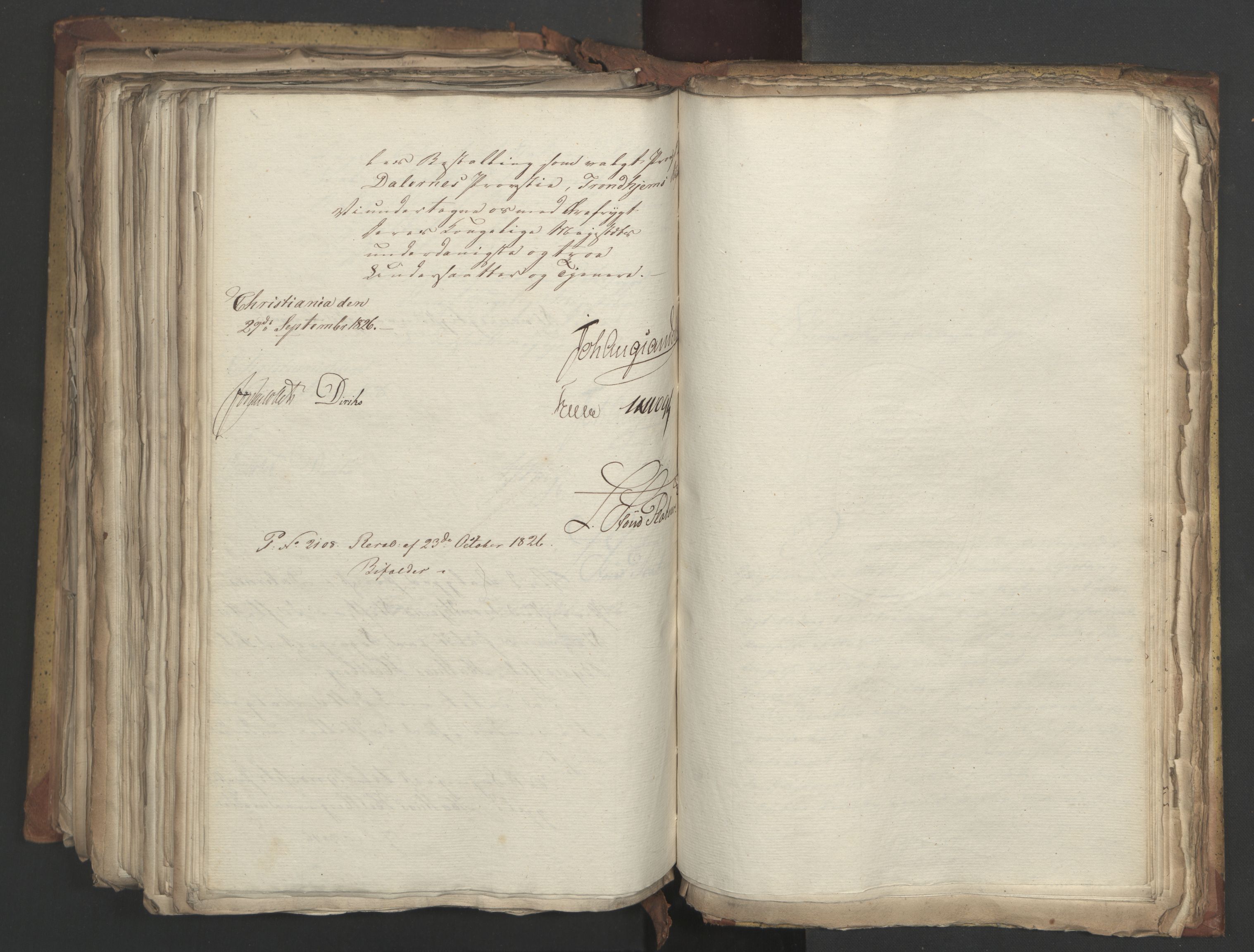 Statsrådsavdelingen i Stockholm, AV/RA-S-1003/D/Da/L0048: Regjeringsinnstillinger nr. 3600-3859, 1826, s. 498
