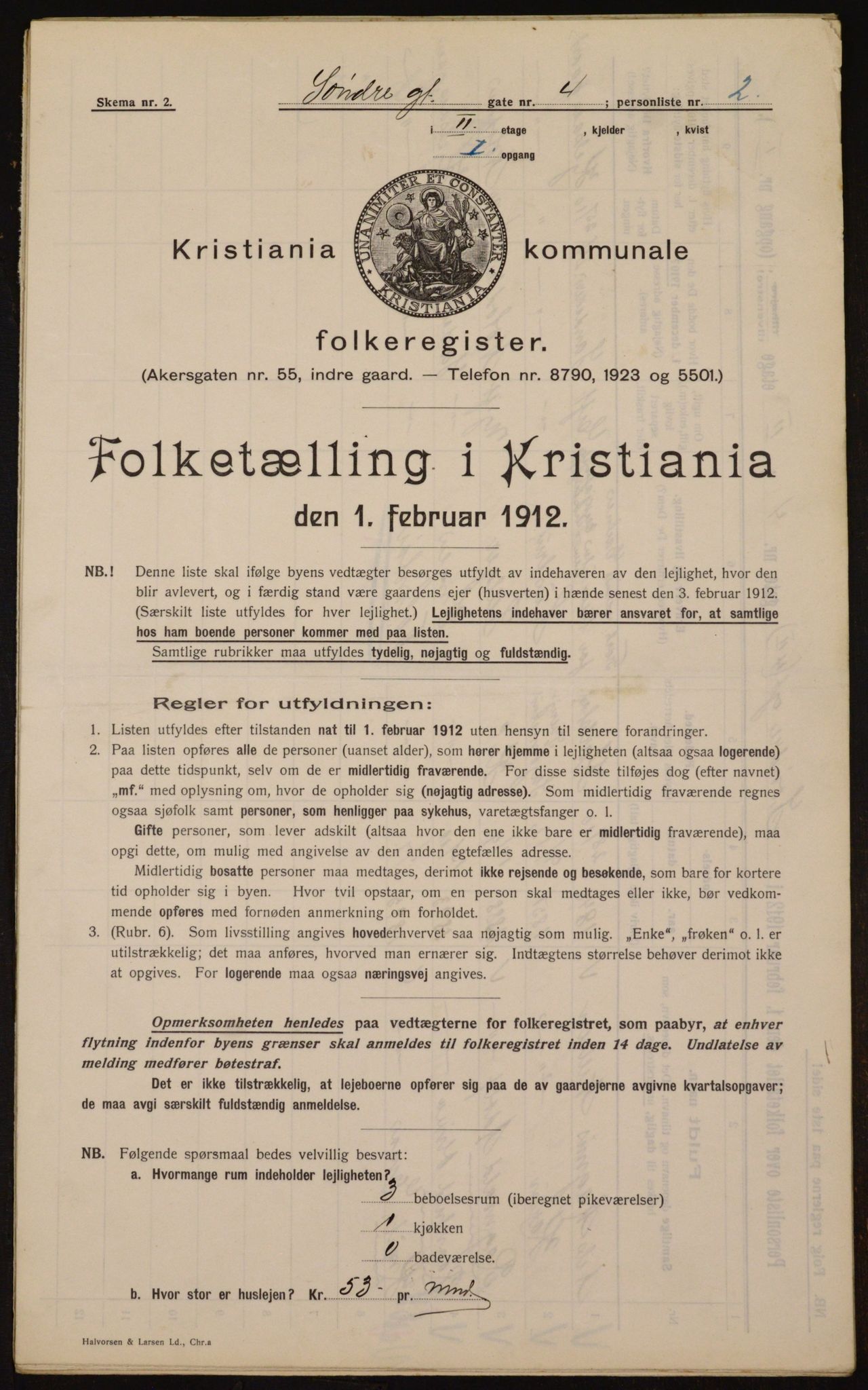 OBA, Kommunal folketelling 1.2.1912 for Kristiania, 1912, s. 106371