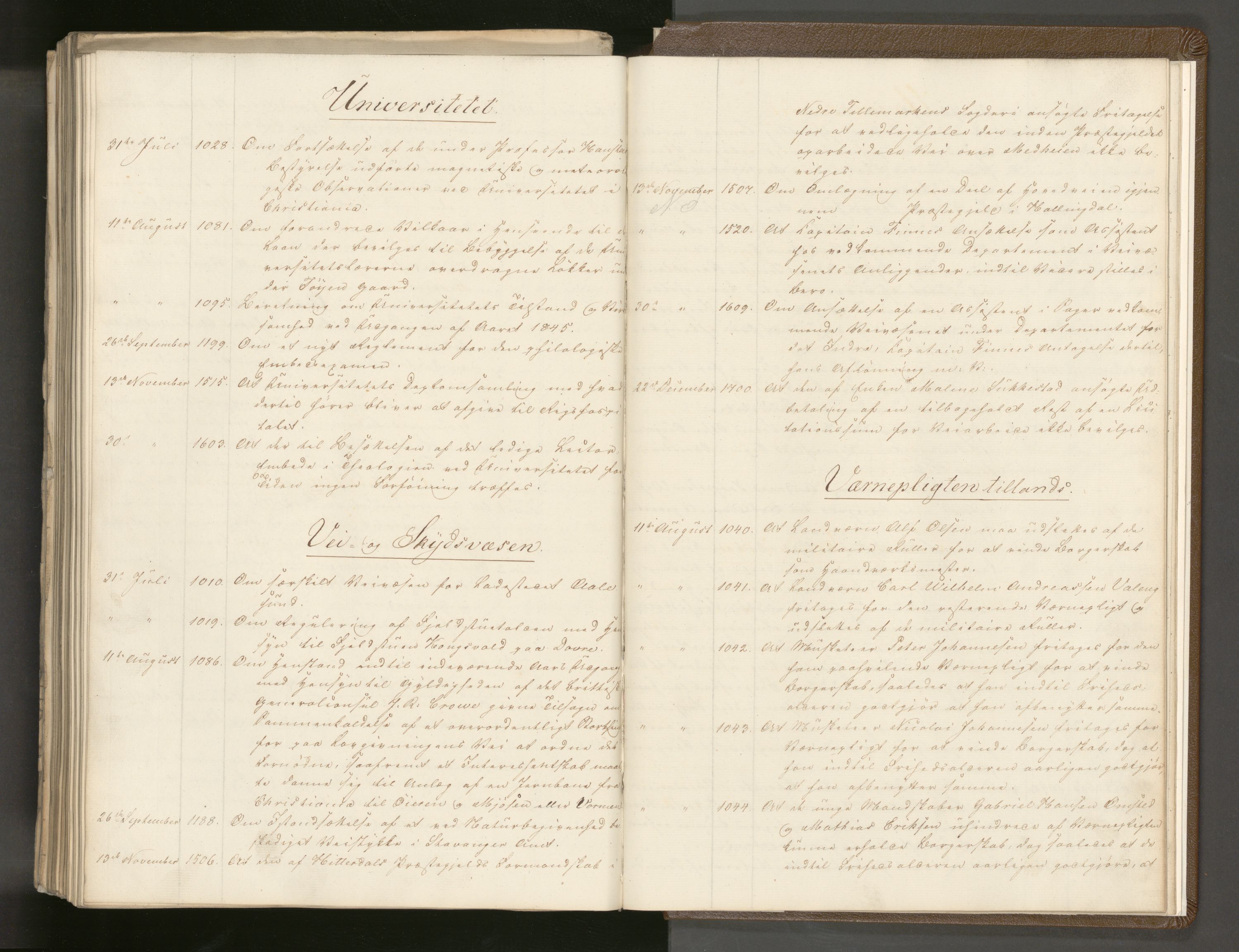 Statsrådssekretariatet, AV/RA-S-1001/A/Ab/L0064: Kgl. res. nr. 895-1724, 2. halvår, 1846