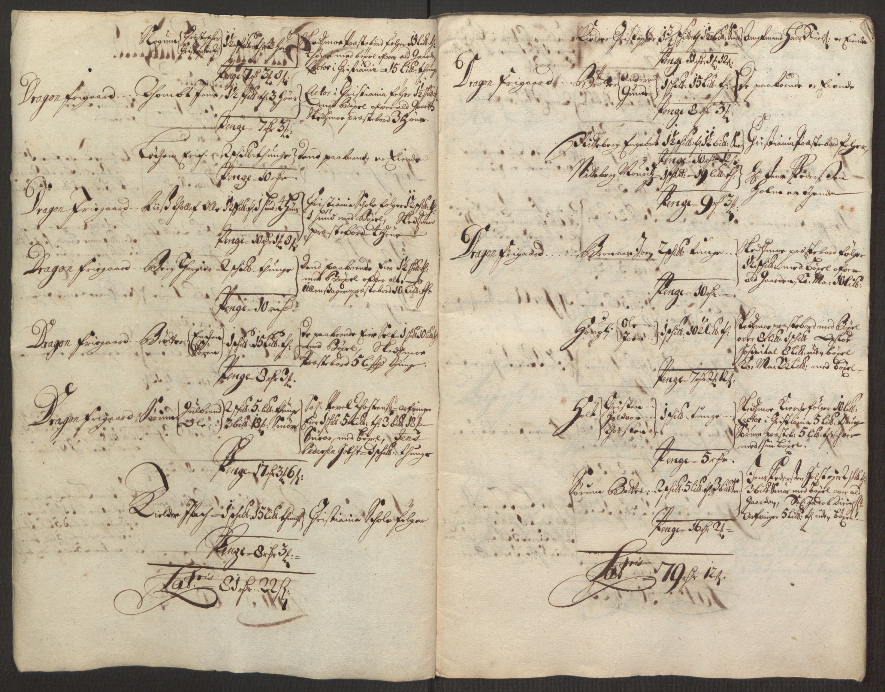 Rentekammeret inntil 1814, Reviderte regnskaper, Fogderegnskap, RA/EA-4092/R11/L0579: Fogderegnskap Nedre Romerike, 1694-1695, s. 285