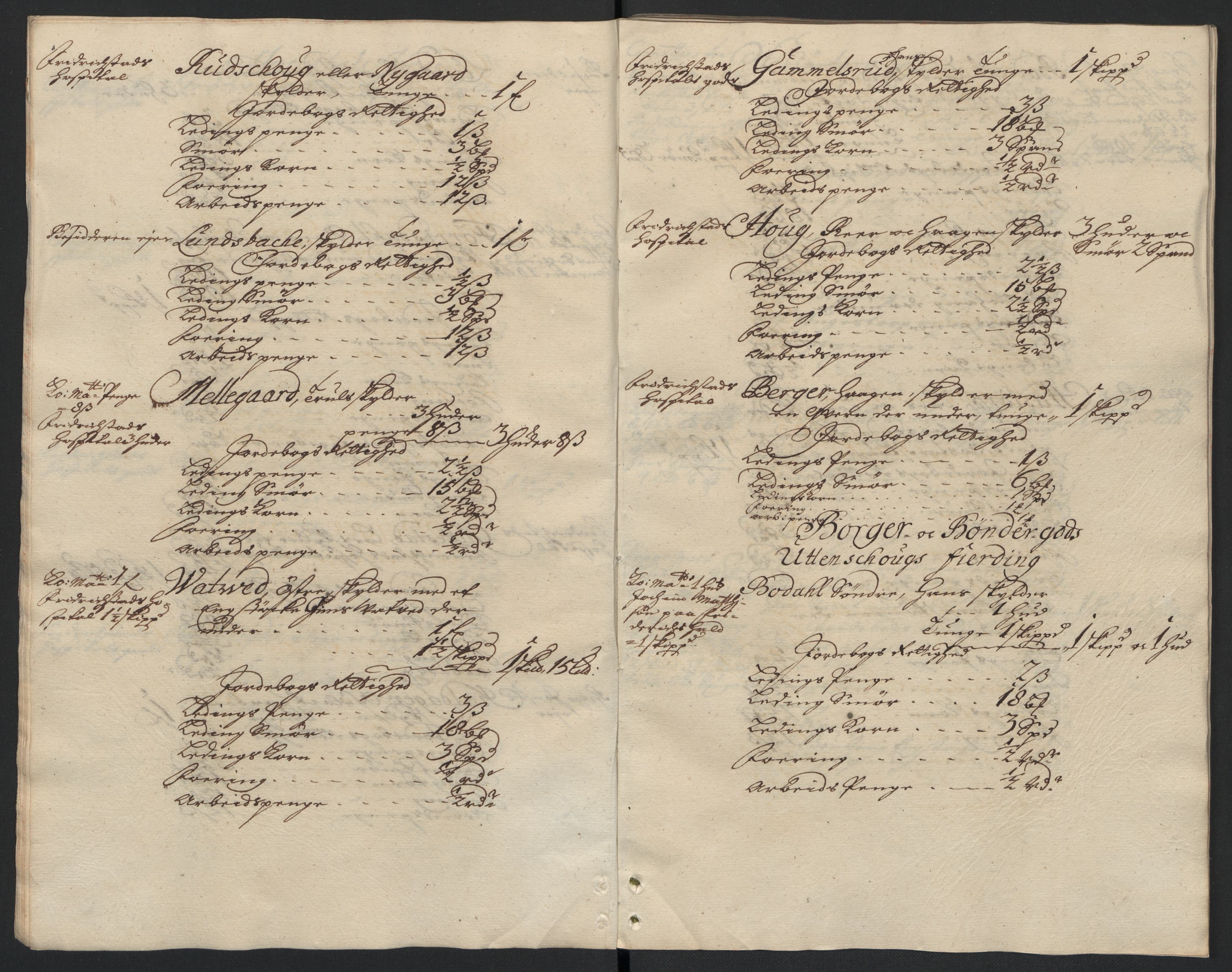 Rentekammeret inntil 1814, Reviderte regnskaper, Fogderegnskap, AV/RA-EA-4092/R07/L0301: Fogderegnskap Rakkestad, Heggen og Frøland, 1709, s. 42