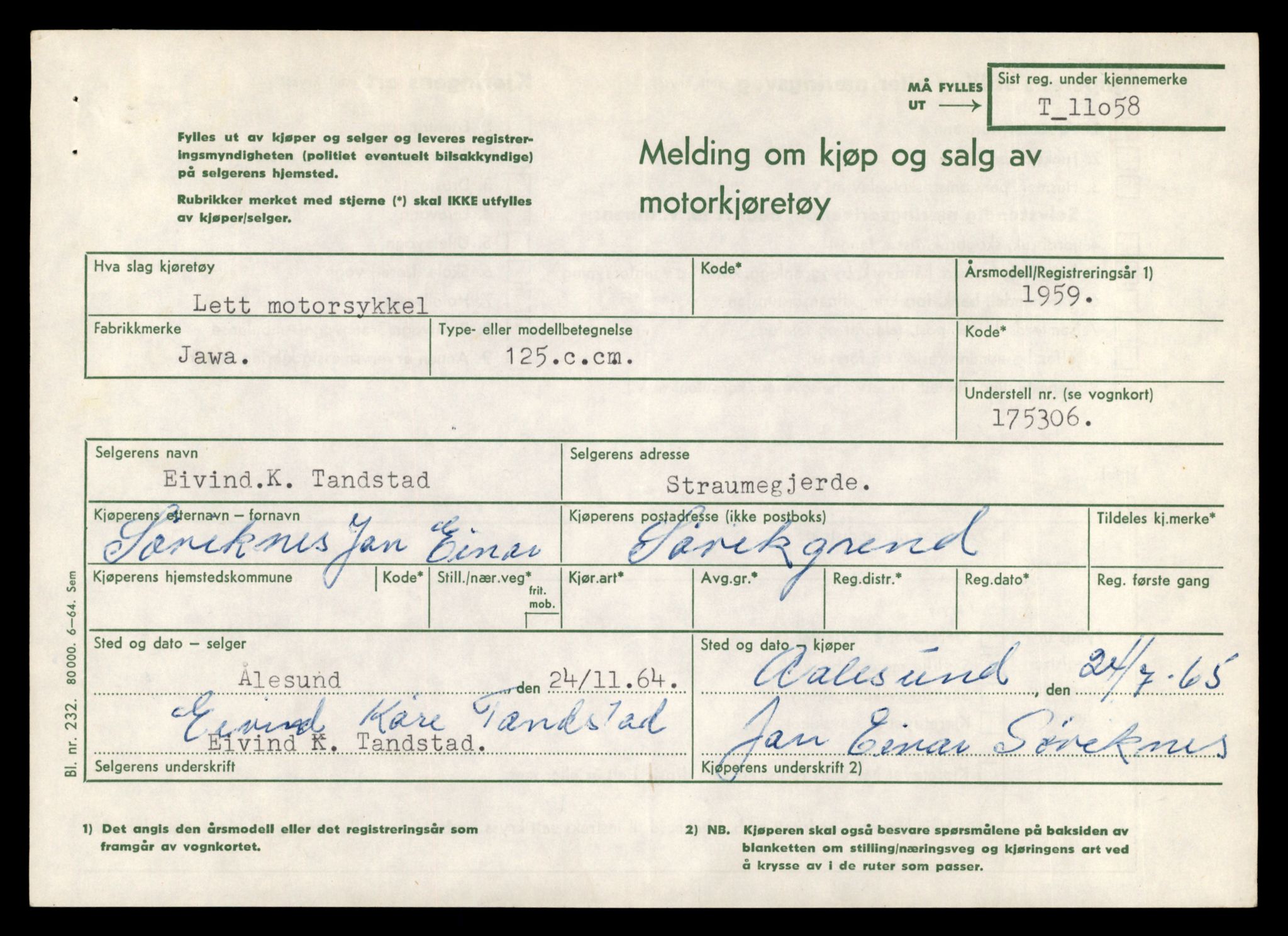 Møre og Romsdal vegkontor - Ålesund trafikkstasjon, AV/SAT-A-4099/F/Fe/L0037: Registreringskort for kjøretøy T 13031 - T 13179, 1927-1998, s. 721