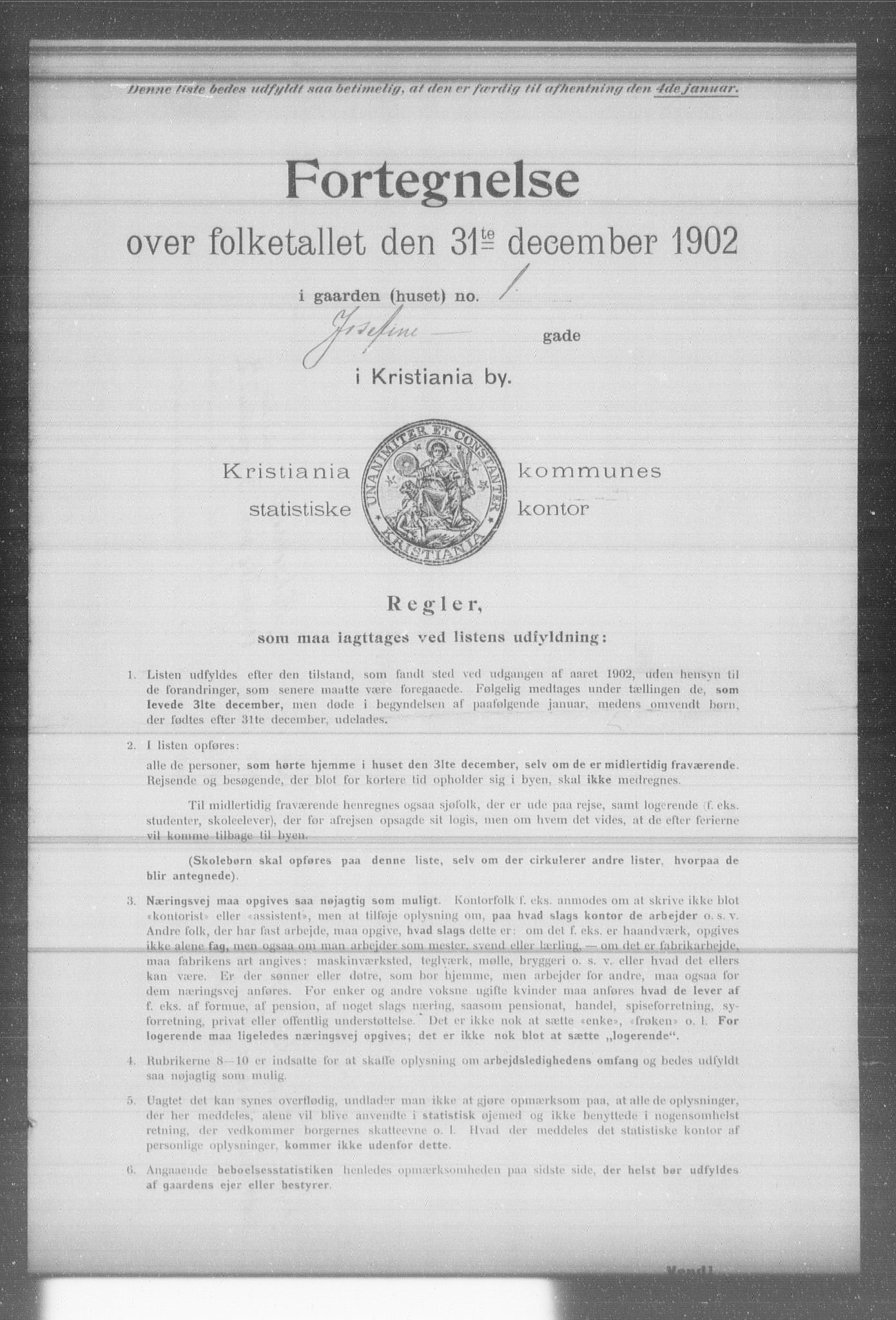 OBA, Kommunal folketelling 31.12.1902 for Kristiania kjøpstad, 1902, s. 8925