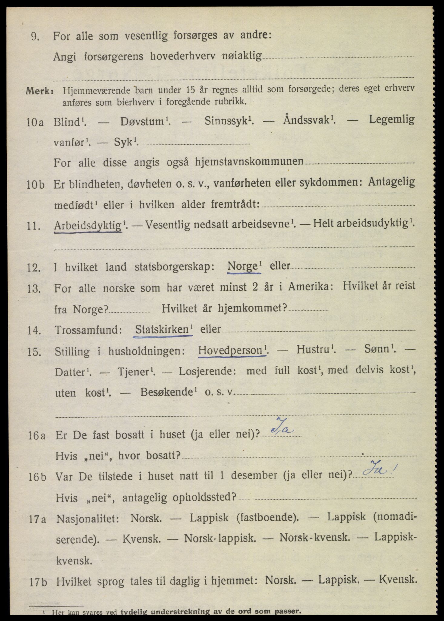 SAT, Folketelling 1920 for 1752 Kolvereid herred, 1920, s. 5118