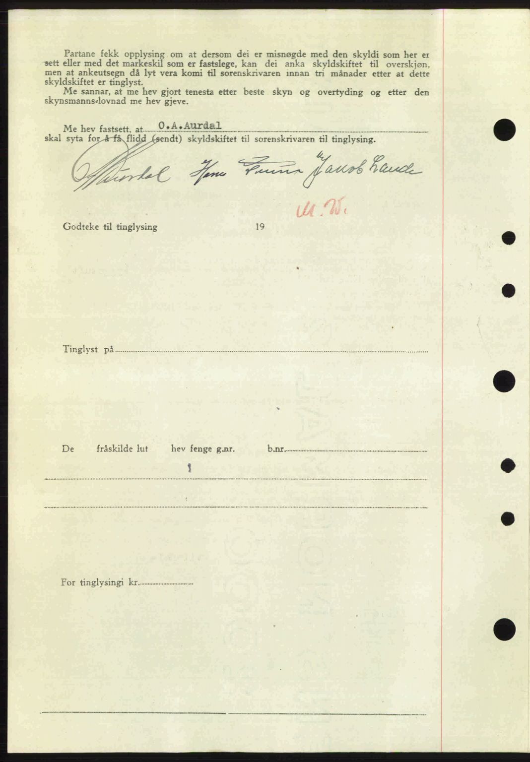 Nordre Sunnmøre sorenskriveri, AV/SAT-A-0006/1/2/2C/2Ca: Pantebok nr. A36, 1950-1950, Dagboknr: 2559/1950