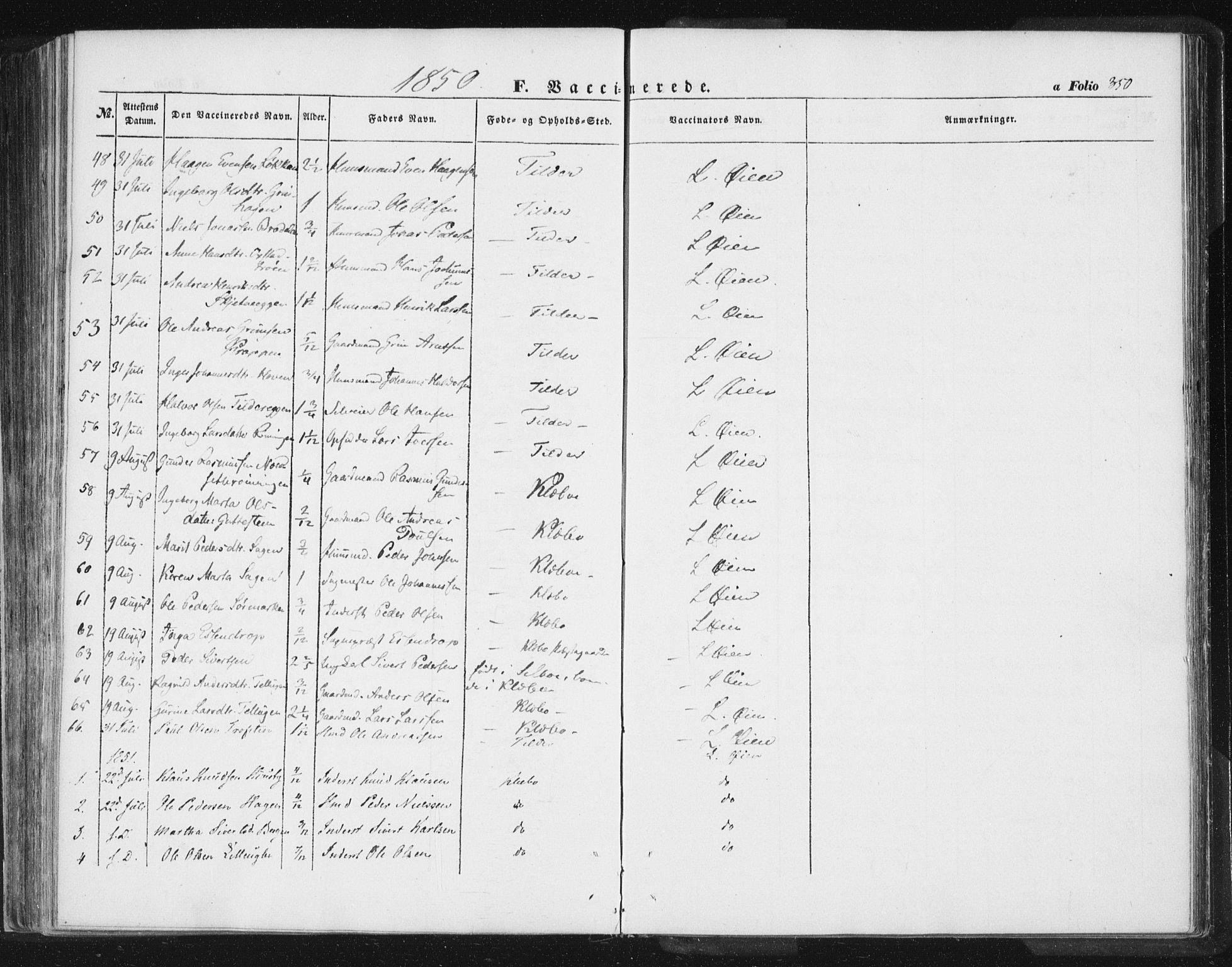 Ministerialprotokoller, klokkerbøker og fødselsregistre - Sør-Trøndelag, AV/SAT-A-1456/618/L0441: Ministerialbok nr. 618A05, 1843-1862, s. 350