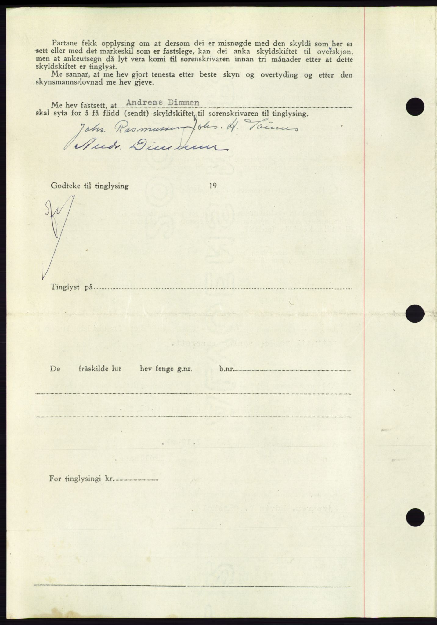 Søre Sunnmøre sorenskriveri, AV/SAT-A-4122/1/2/2C/L0082: Pantebok nr. 8A, 1948-1948, Dagboknr: 985/1948