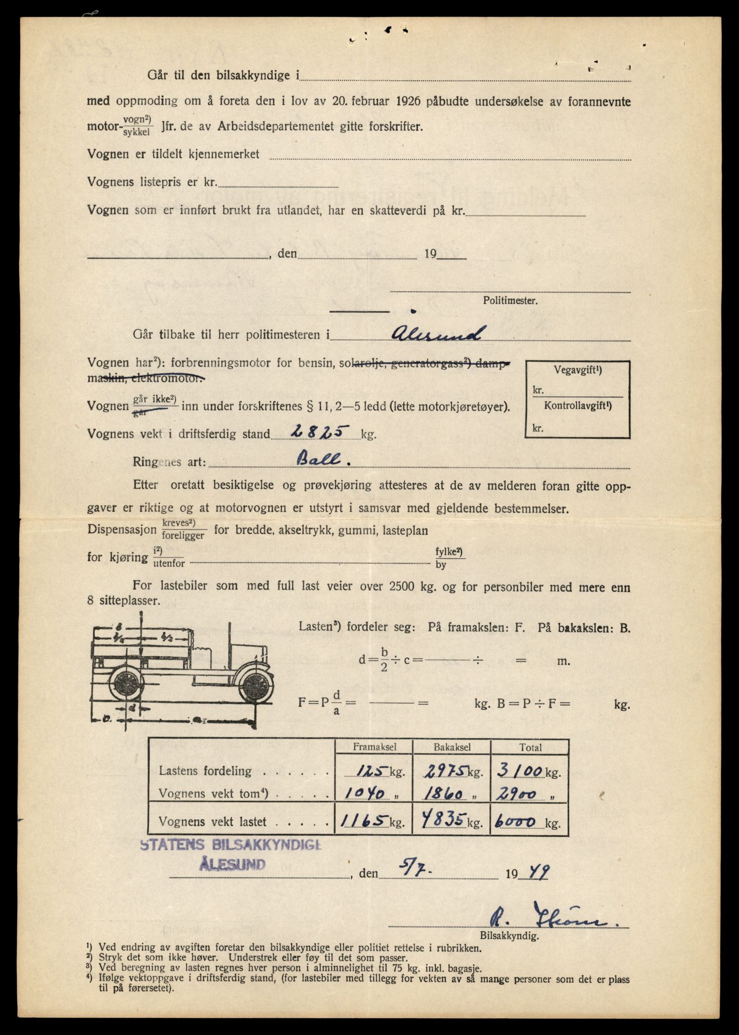 Møre og Romsdal vegkontor - Ålesund trafikkstasjon, AV/SAT-A-4099/F/Fe/L0034: Registreringskort for kjøretøy T 12500 - T 12652, 1927-1998, s. 2849