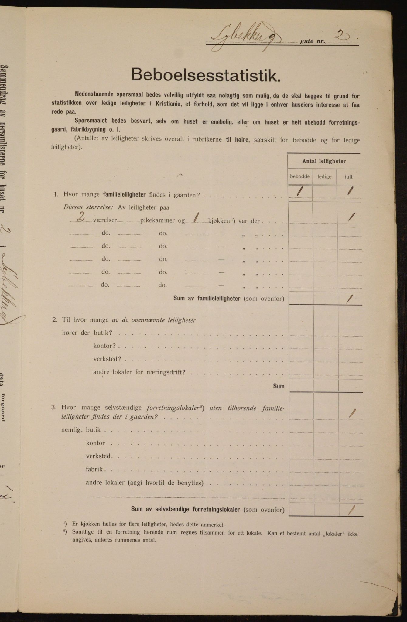 OBA, Kommunal folketelling 1.2.1912 for Kristiania, 1912, s. 58805