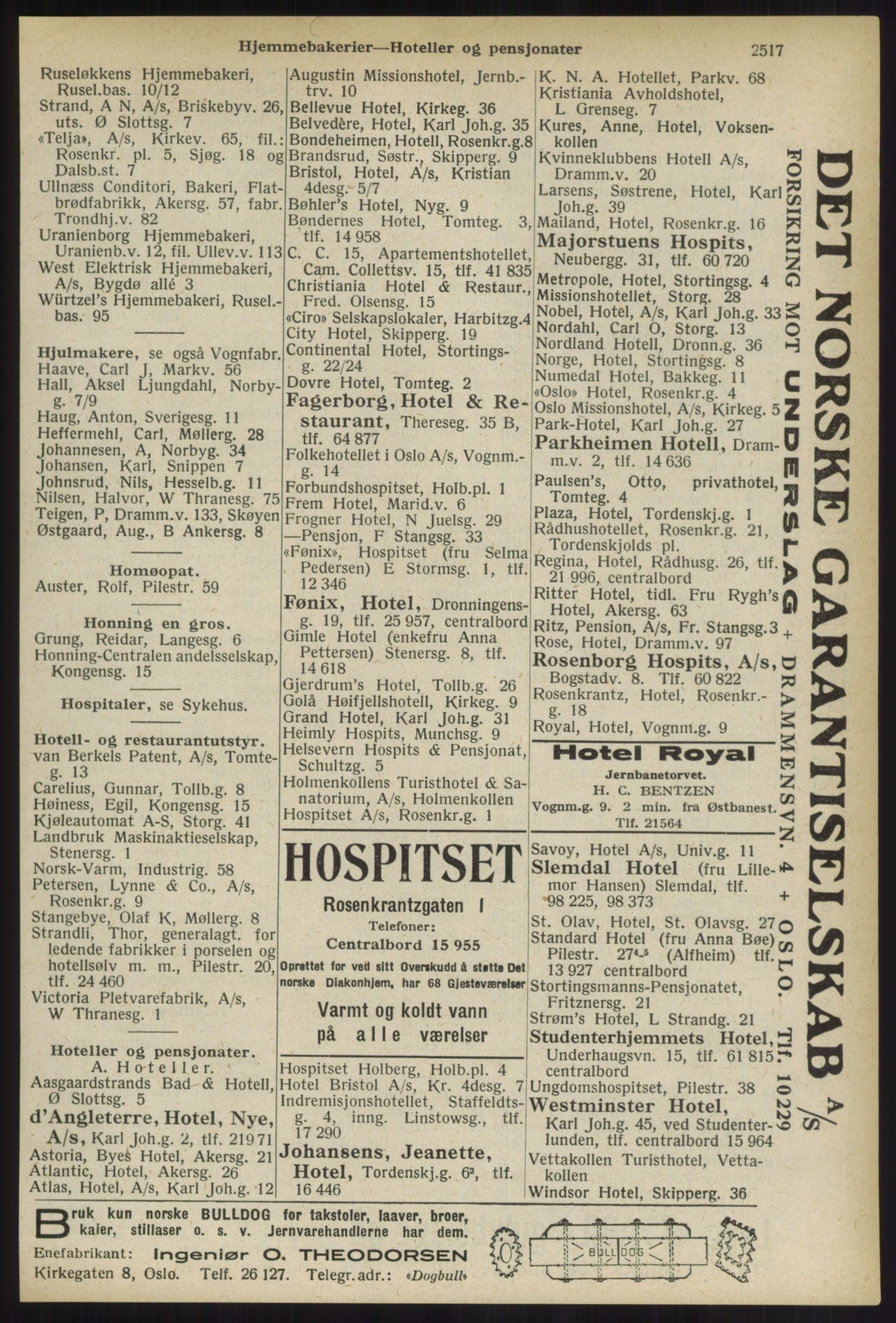 Kristiania/Oslo adressebok, PUBL/-, 1936, s. 2517