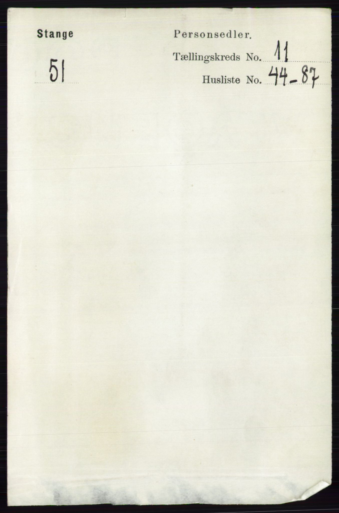 RA, Folketelling 1891 for 0417 Stange herred, 1891, s. 7731