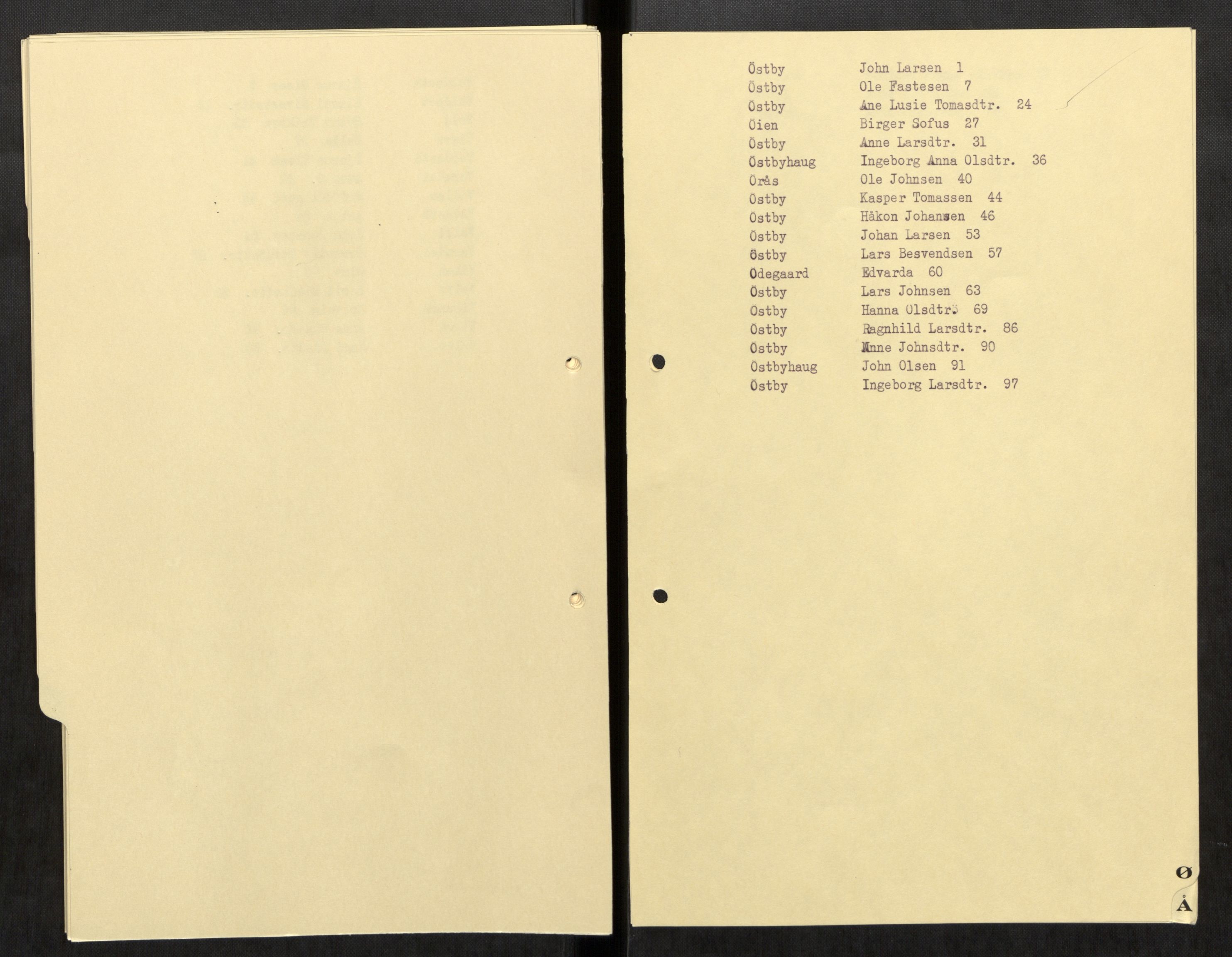 Selbu lensmannskontor, AV/SAT-A-1081/2/G/Ga/L0009: Register over dødsfallsprotokoller , 1911-1962