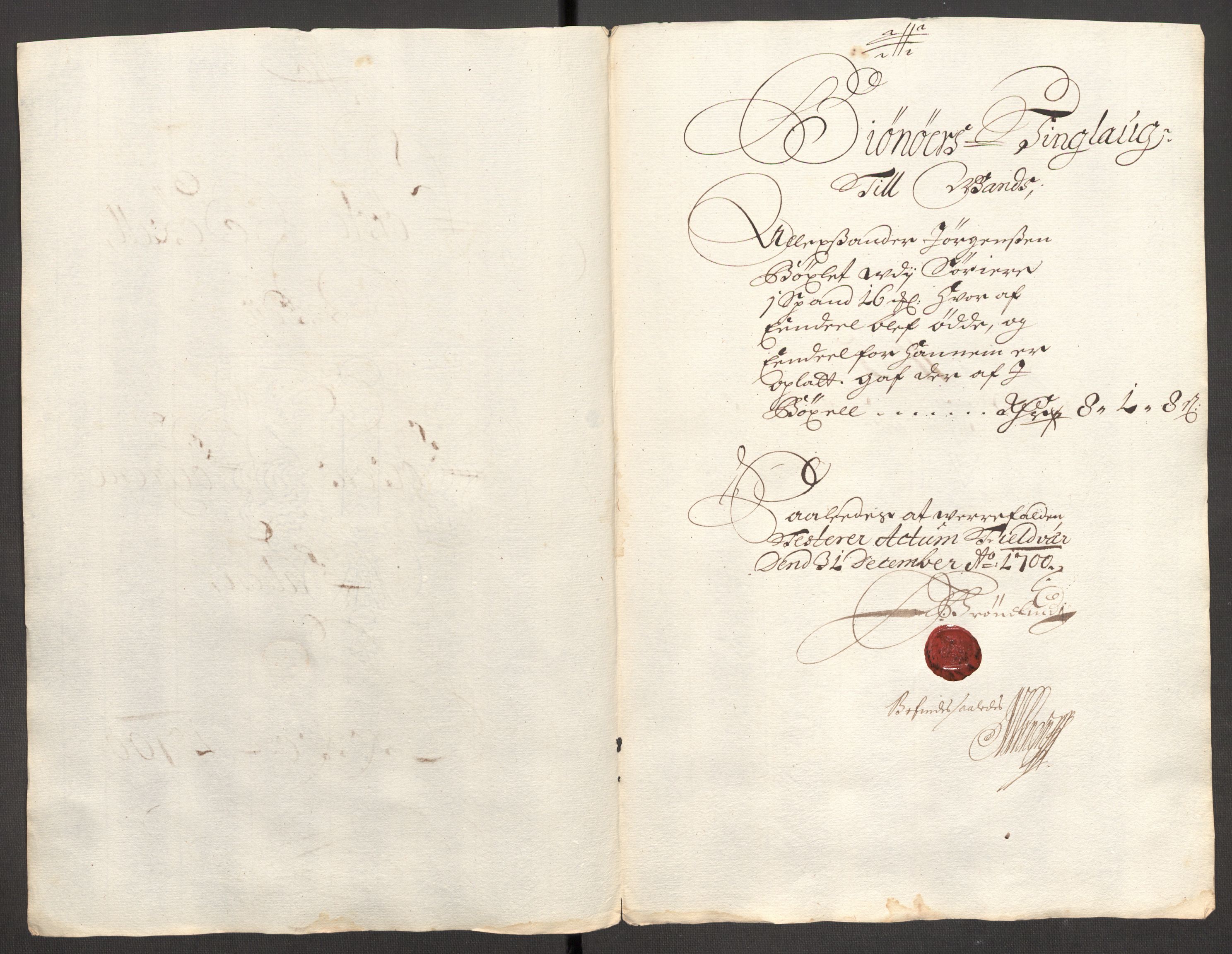 Rentekammeret inntil 1814, Reviderte regnskaper, Fogderegnskap, AV/RA-EA-4092/R57/L3854: Fogderegnskap Fosen, 1700-1701, s. 48